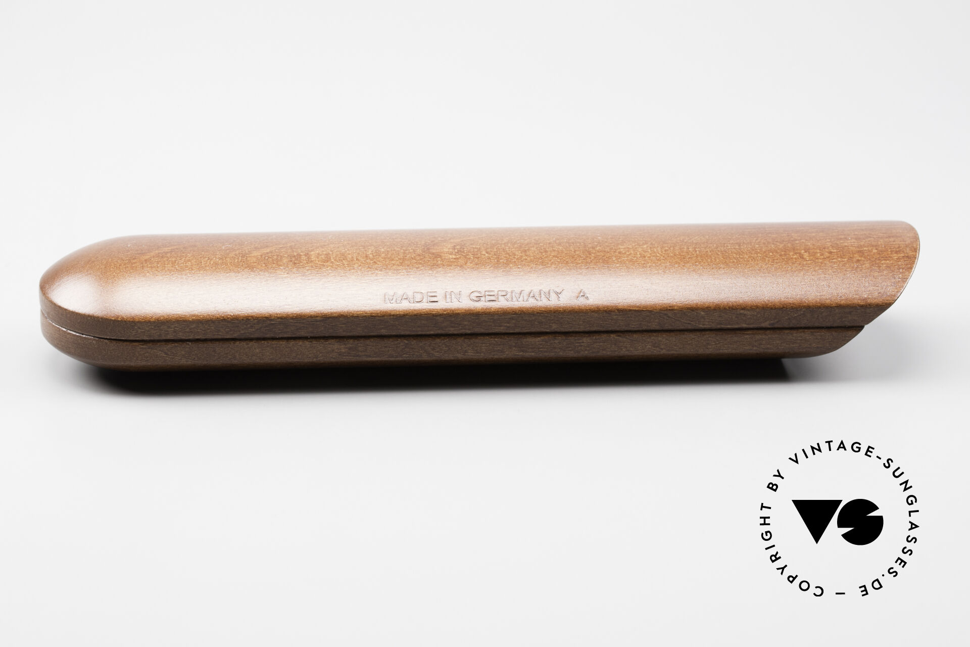 Sunglasses Lunor Wooden Sliding Case A Solid Wood Case Nut In Size A