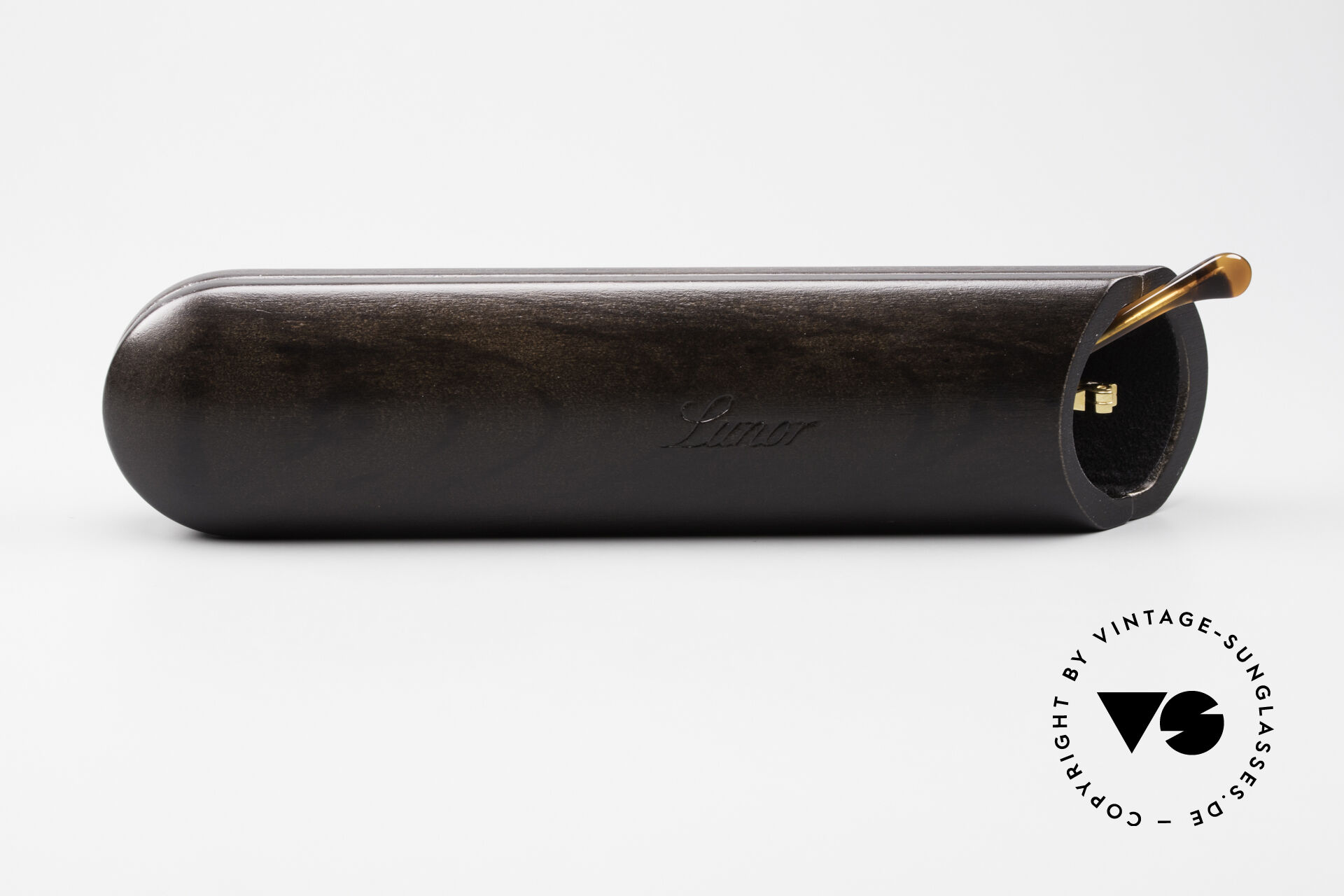 Sunglasses Lunor Wooden Sliding Case A Solid Wood Case Wenge In Size A