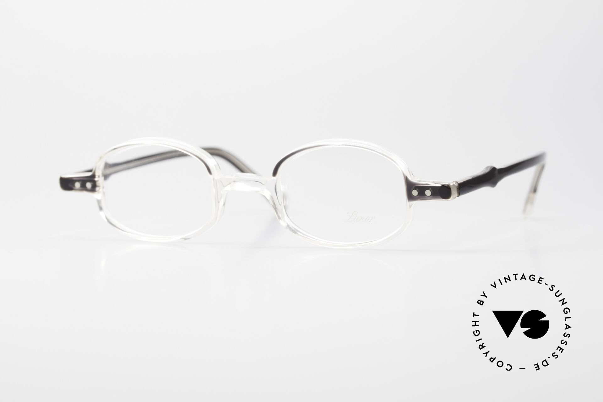 Glasses Lunor Mod 40 Original 90's Specs Crystal