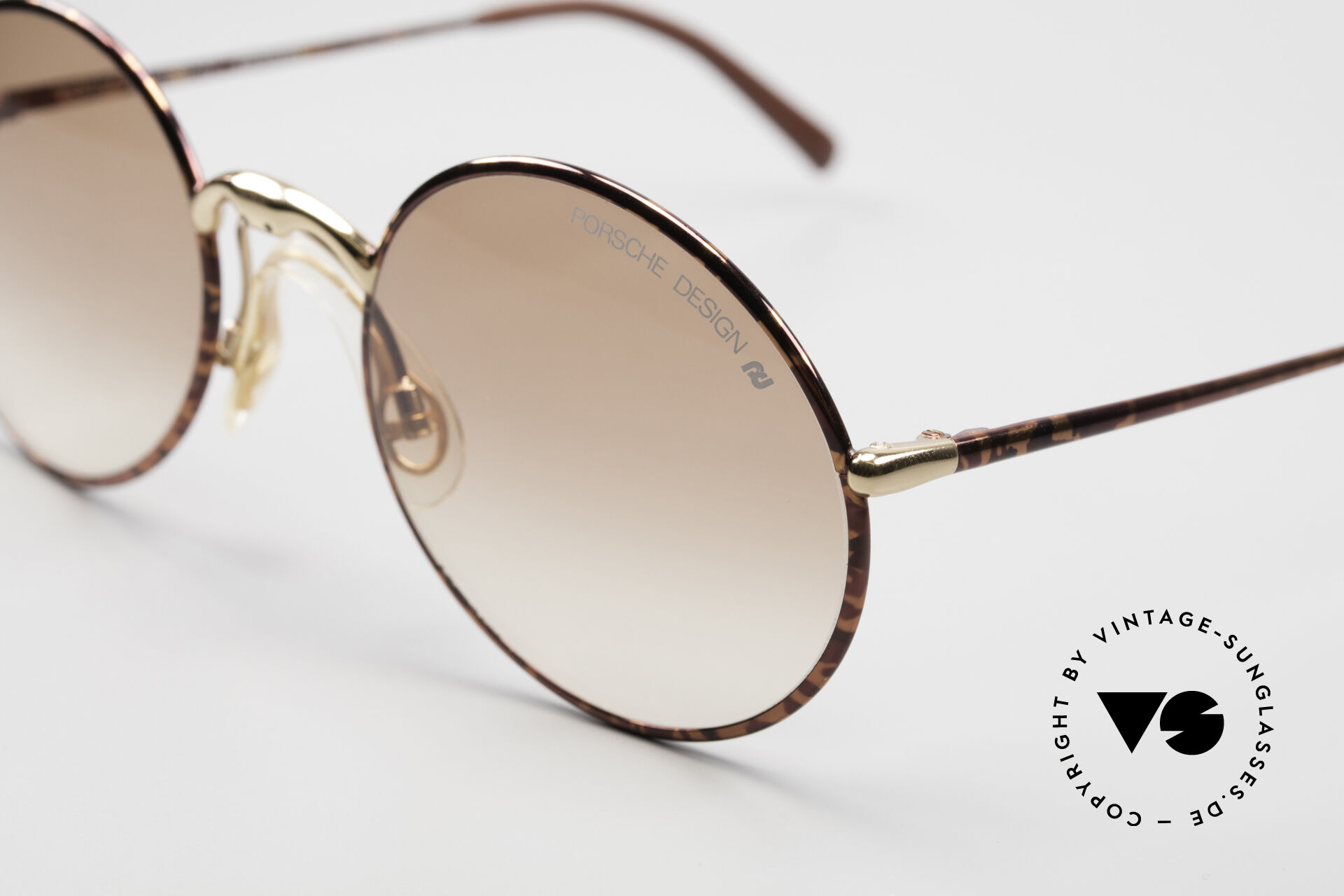 Gold cheap porsche sunglasses
