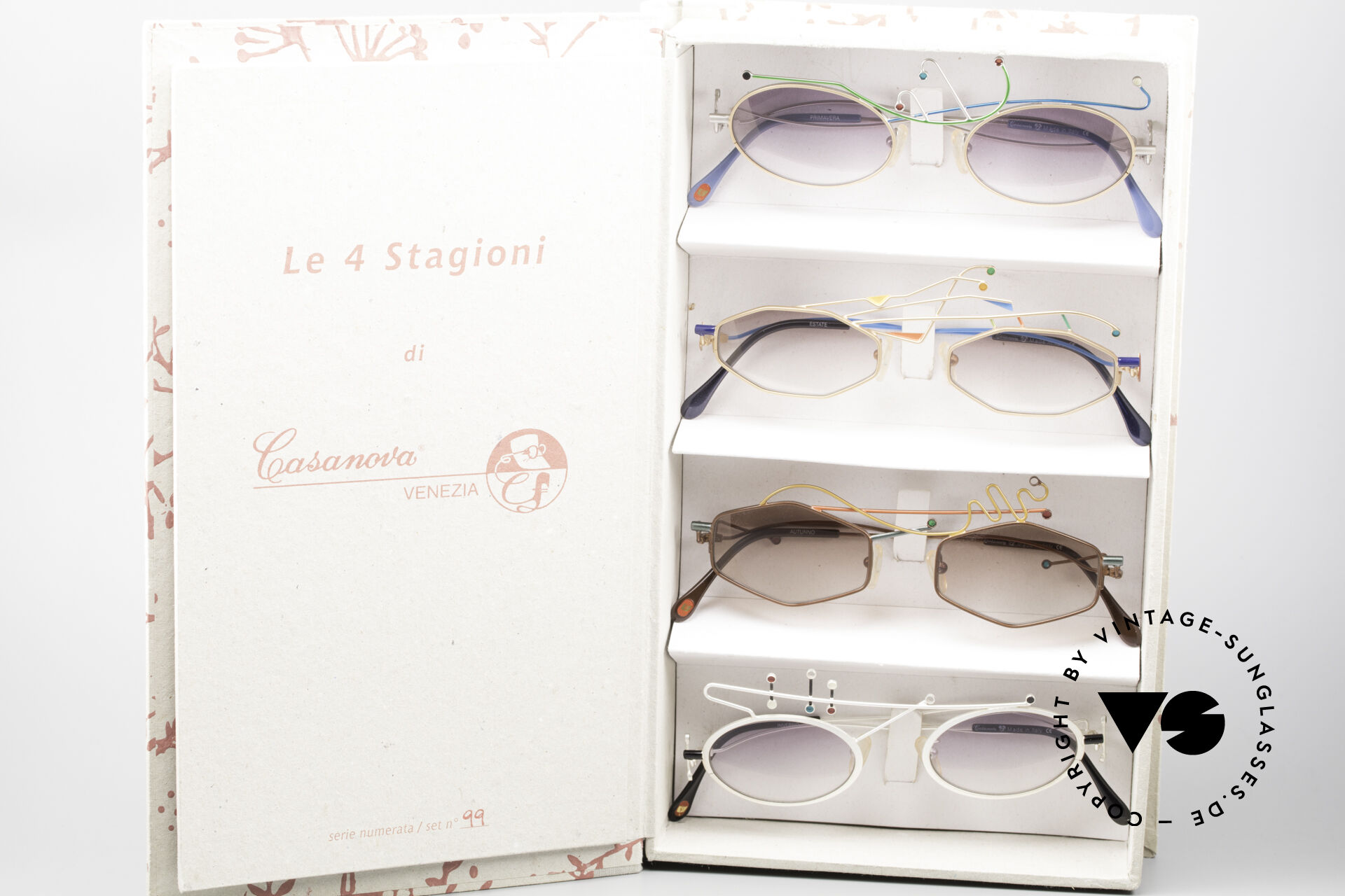 「Ｅｔｅｒｎａｌ　Ｍｏｍｅｎｔ」｢CASANOVA｣ Sunglasses Casanova Le 4 Stagioni 4 Seasons Limited Art