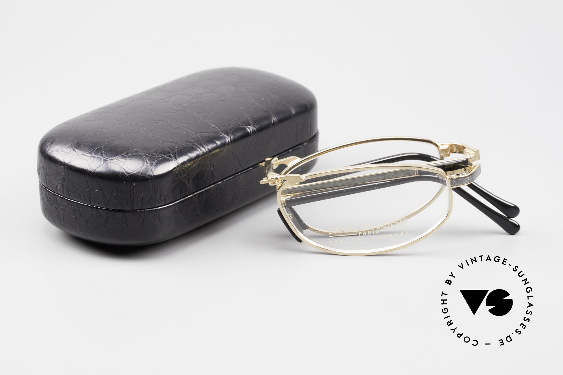 Glasses Daniel Swarovski S085 Folding Eyeglasses 23kt Gold