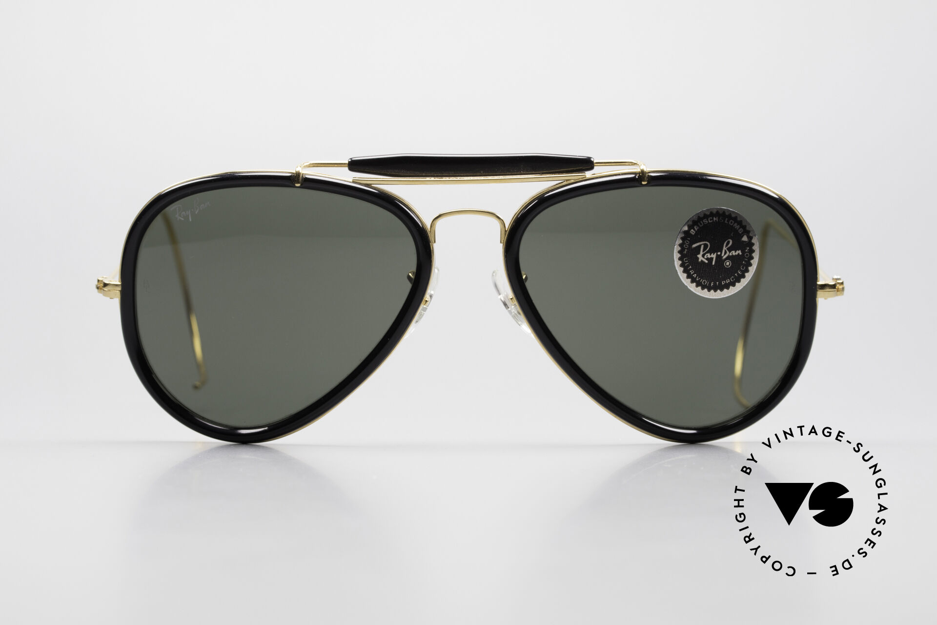 Sunglasses Ray Ban Traditionals Outdoorsman B L USA Aviator Shades 80s