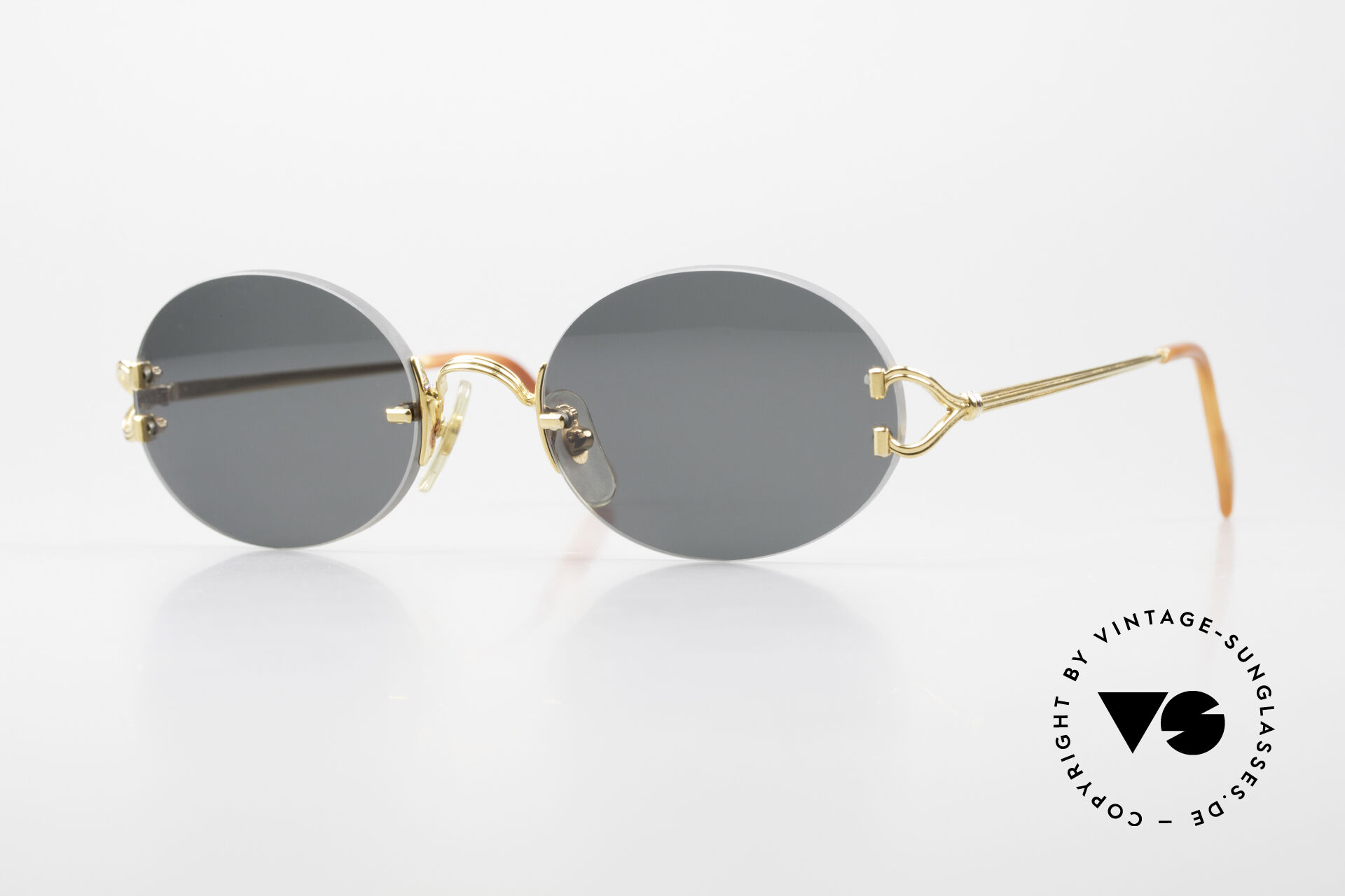 Cartier rimless hotsell sunglasses mens