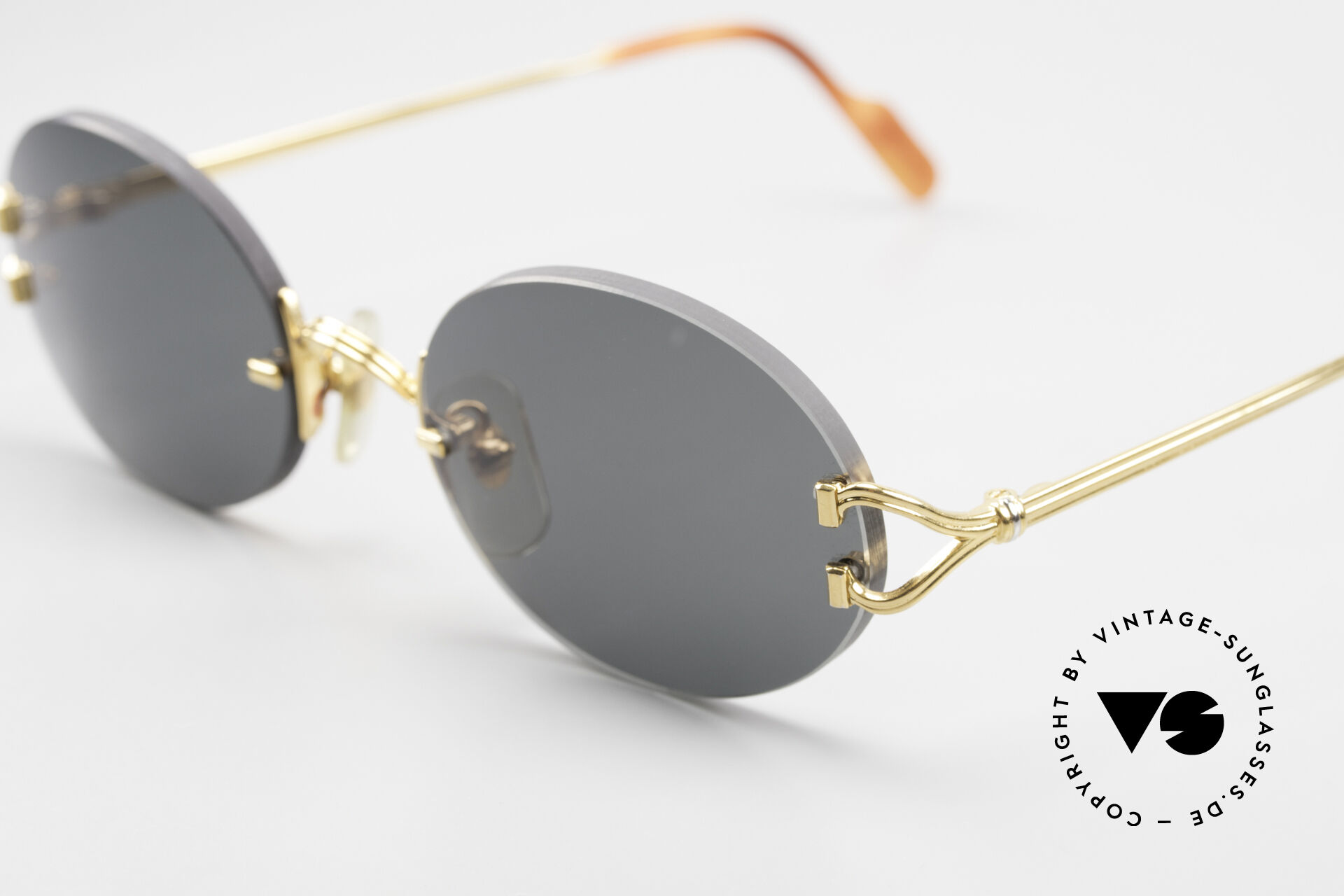 Sunglasses Cartier Rimless Giverny Oval Rimless Luxury Shades
