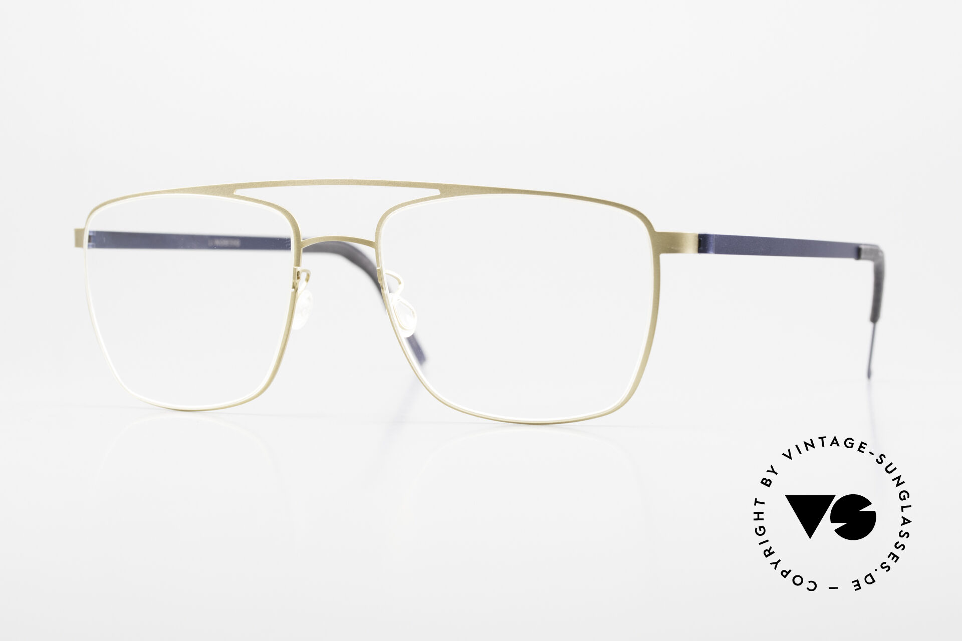 Glasses Lindberg 9595 Strip Titanium Men's Glasses Double Bridge