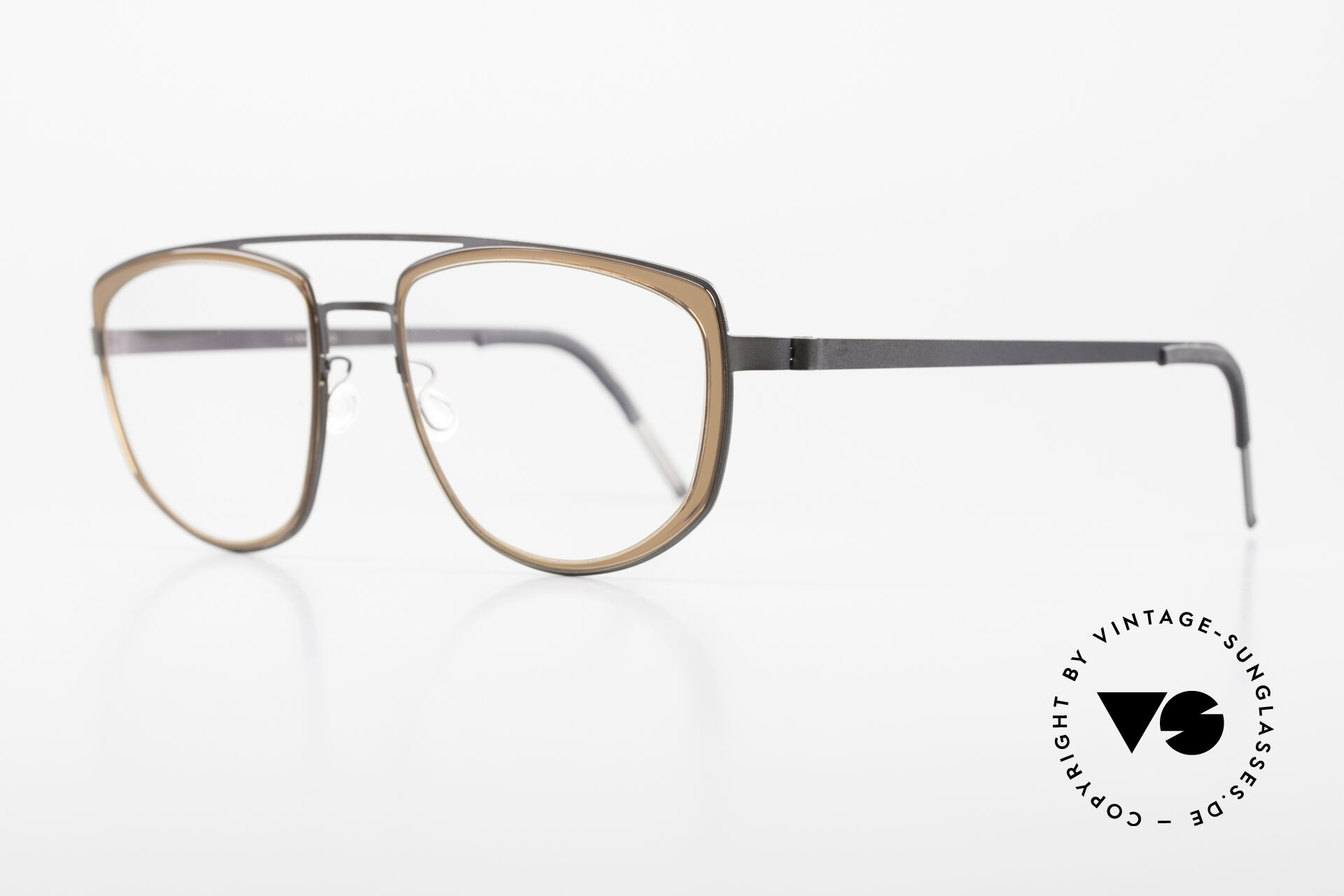 Glasses Lindberg 9735 Strip Titanium Women's Glasses Oversized XL