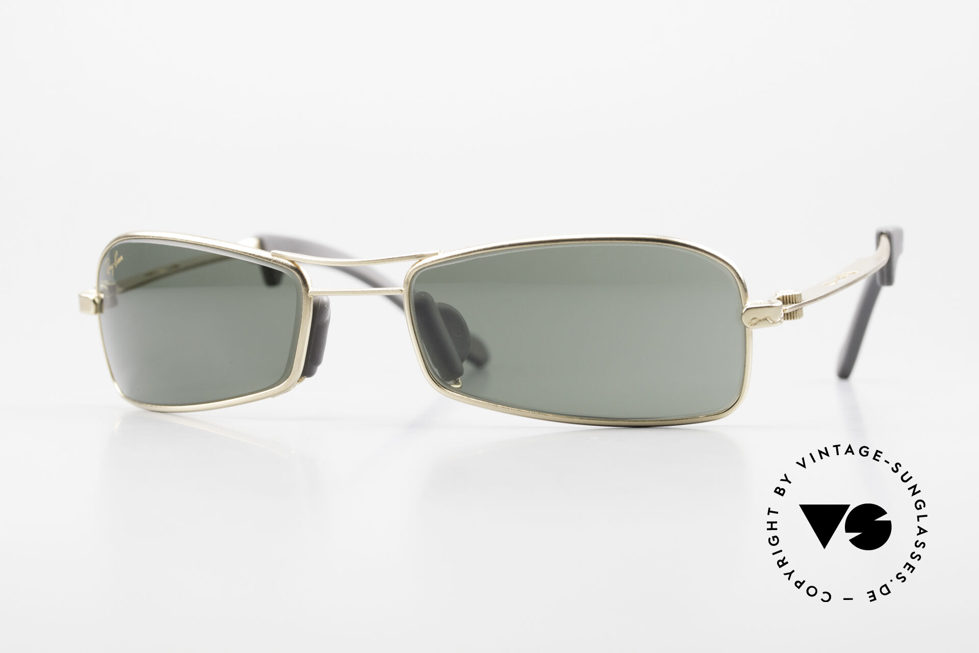 Sunglasses Ray Ban Orbs 9 Base Square G15 Green B&L USA Shades