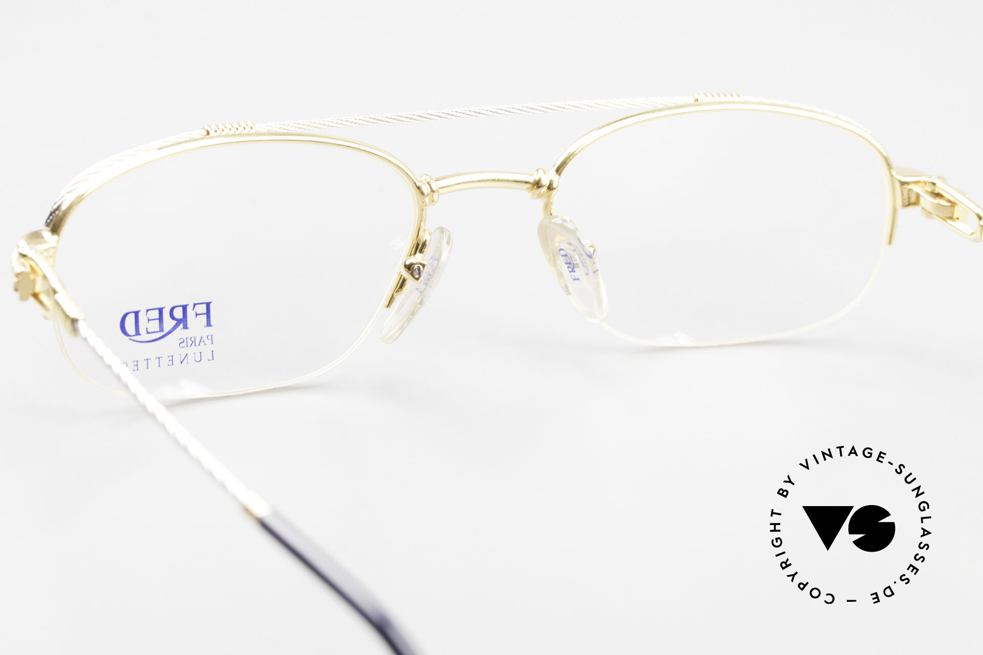 Glasses Fred Caravelle Luxury Men's Eyeglasses 80's