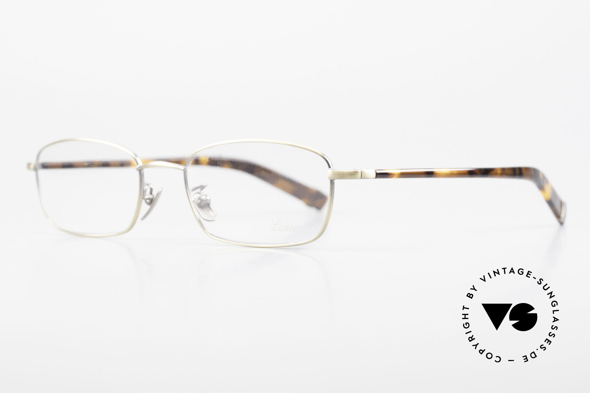 Glasses Lunor Club IV 524 AG Square Glasses Antique Gold
