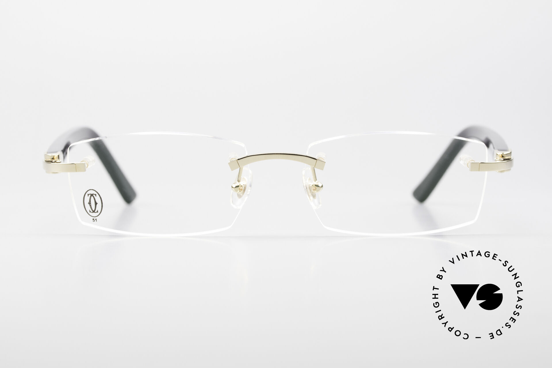 Glasses Cartier Canazei Rimless Luxury Frame Square