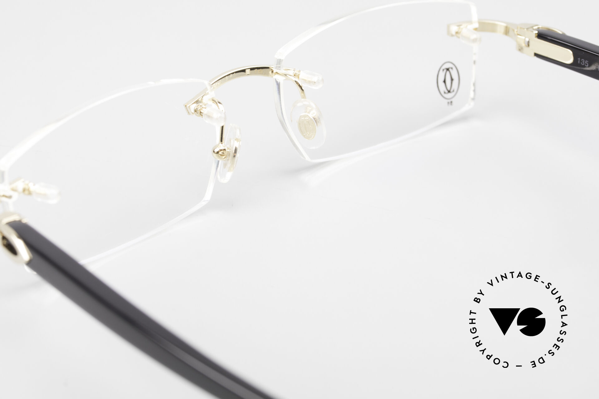 Rimless cartier eyeglasses on sale