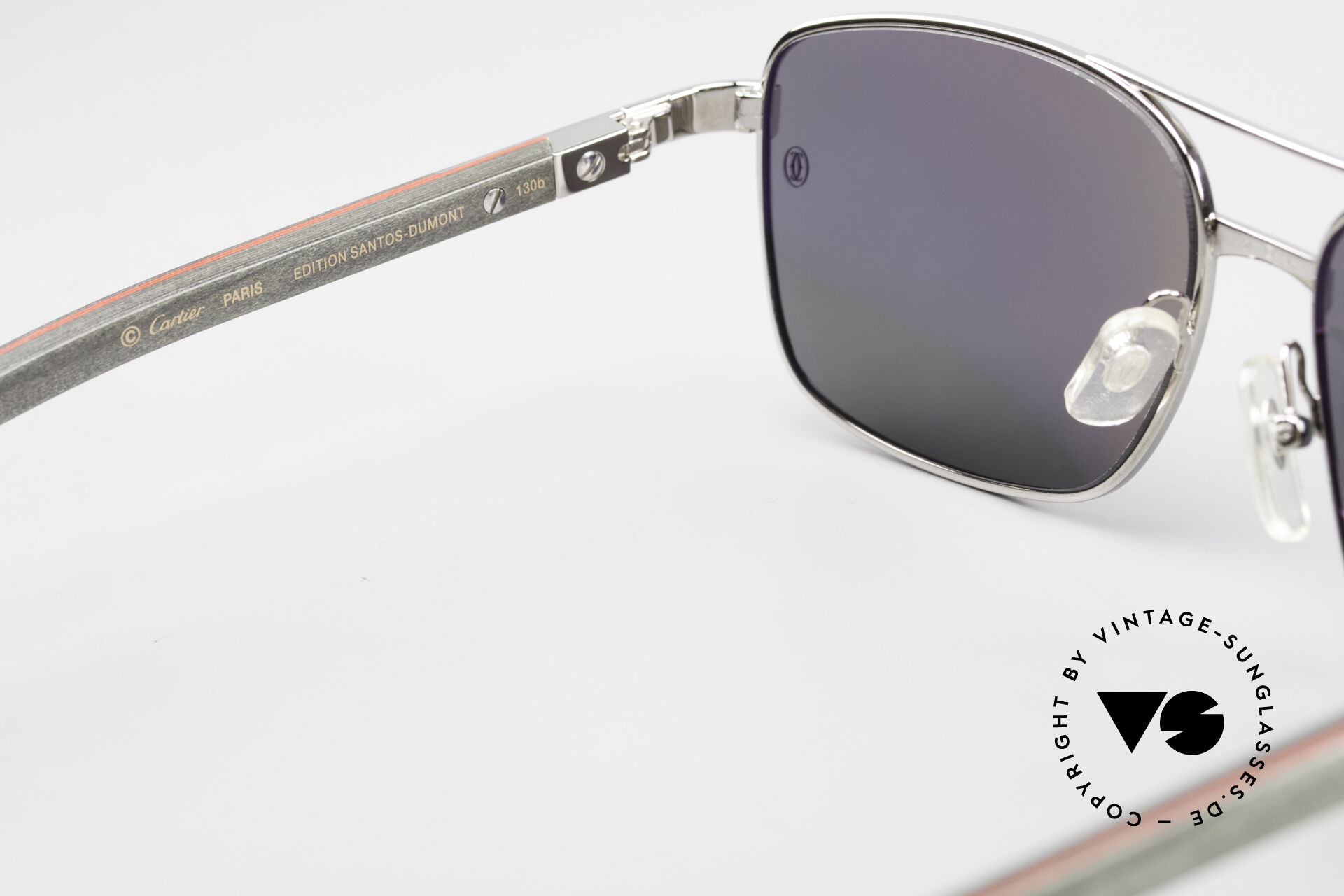 Cartier santos dumont sunglasses wood deals
