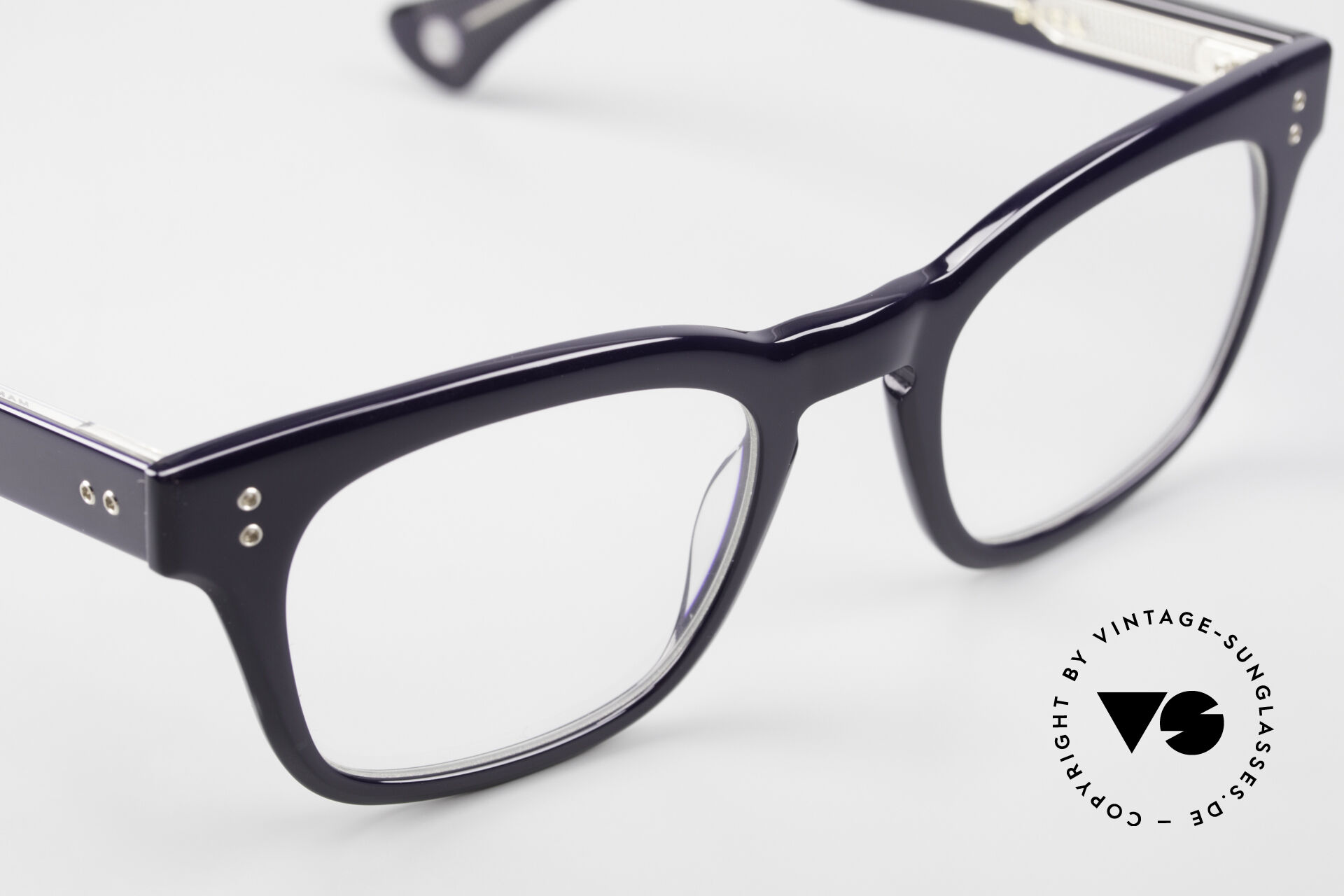 Glasses DITA Mann Striking Eyeglasses Navy-Blue