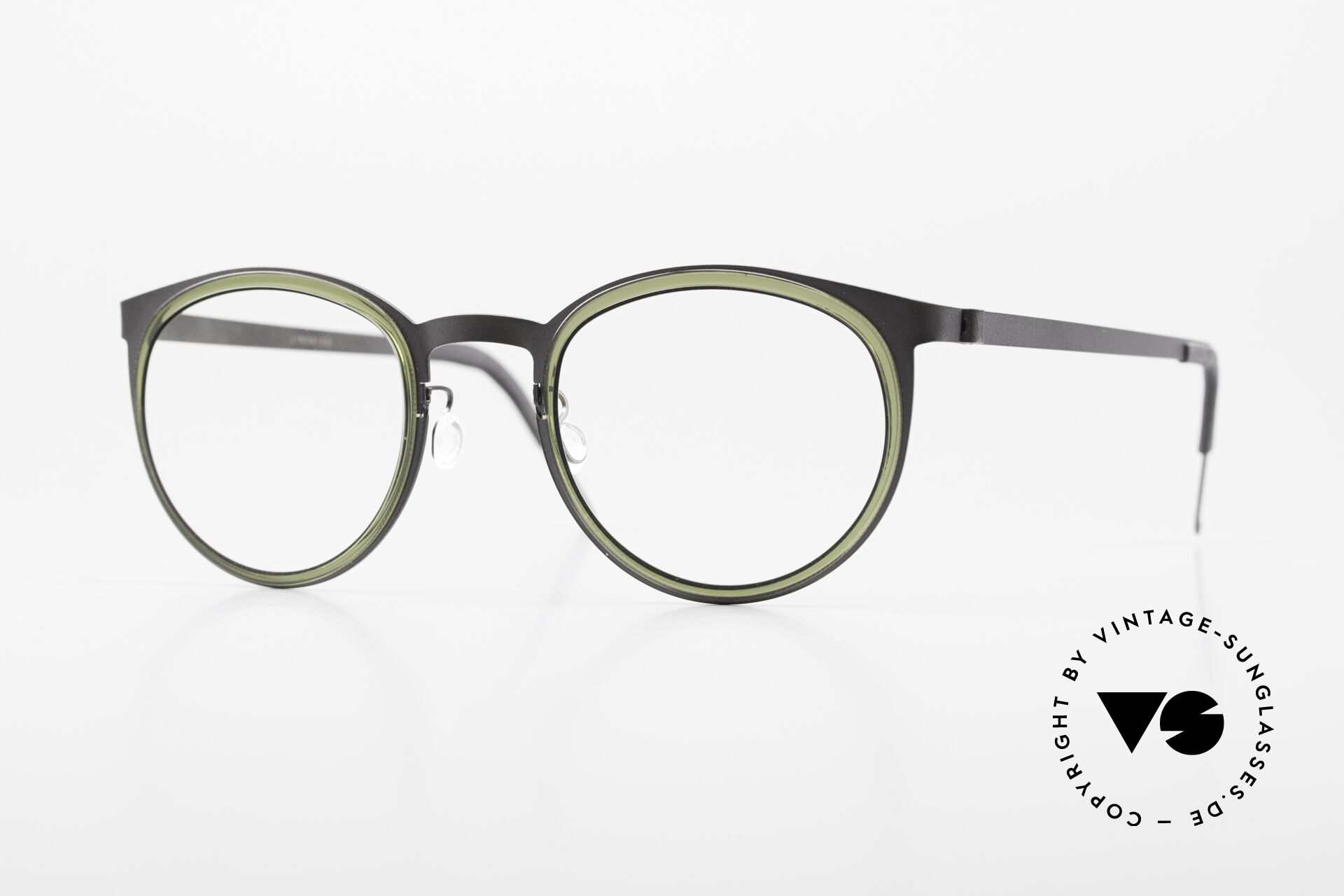 Glasses Lindberg 9704 Strip Titanium Round Panto Ladies Glasses