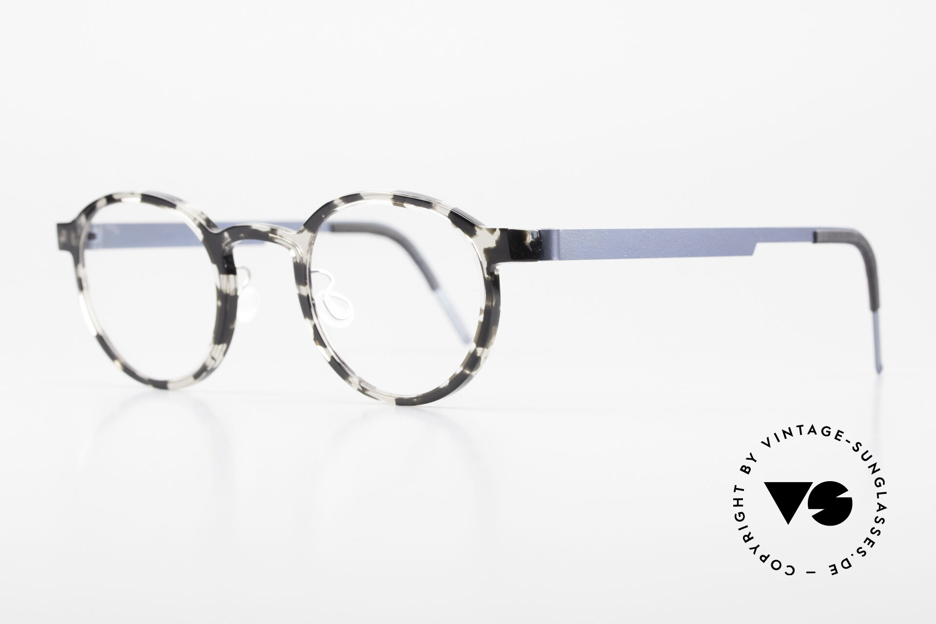 Glasses Lindberg 1014 46 Acetanium Round Specs Panto Mosaic