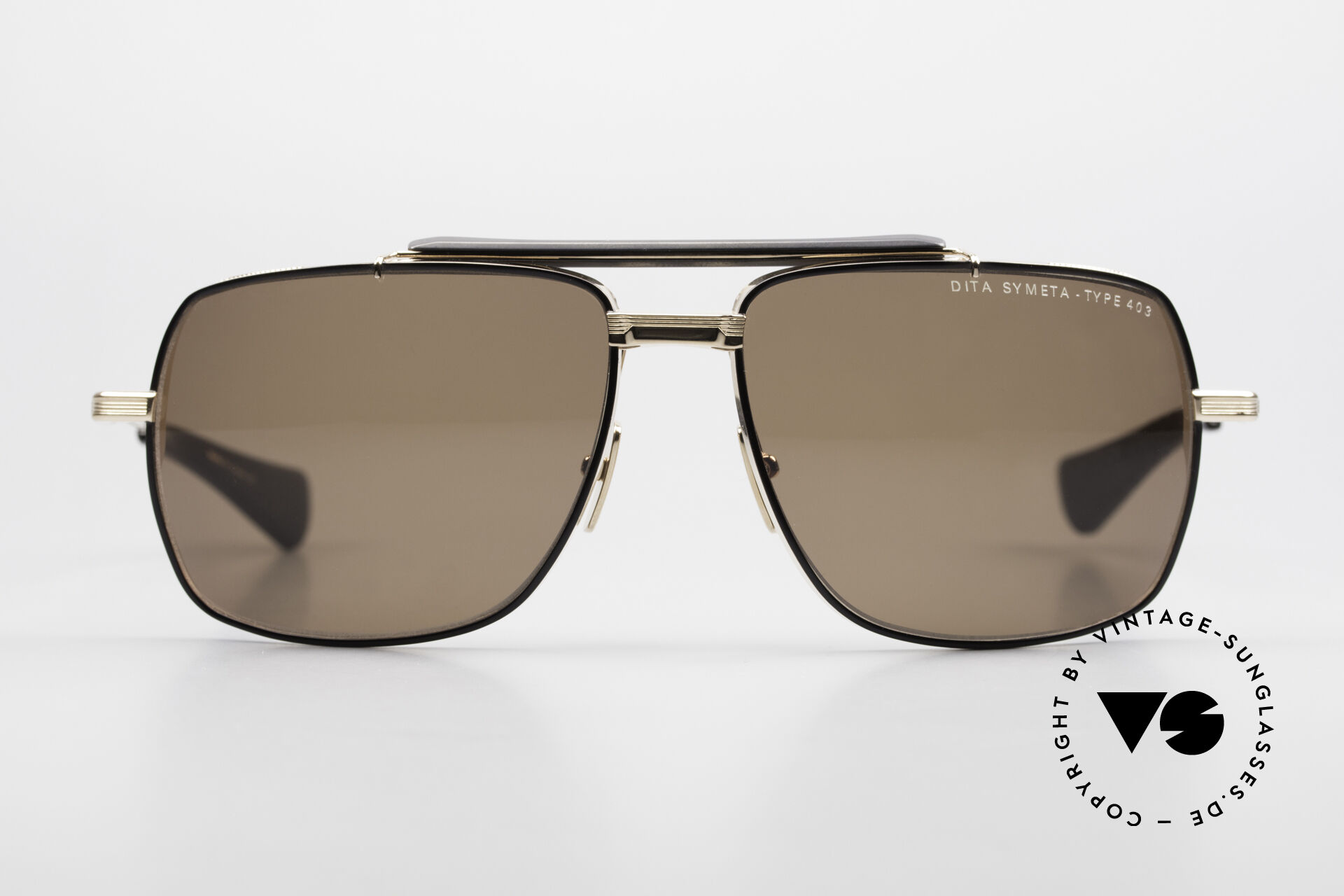 Sunglasses DITA Symeta Type 403 Flight Series Frame Black Gold