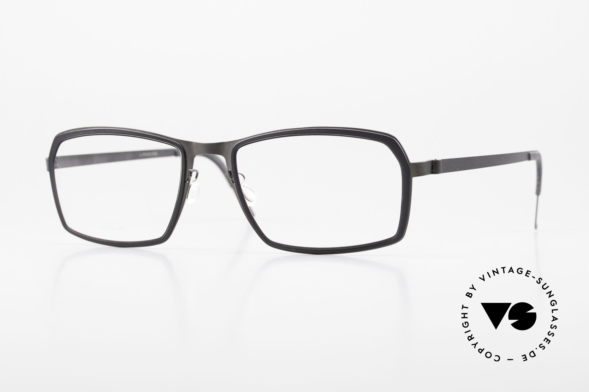 Glasses Lindberg 9715 Strip Titanium Men's Eyeglasses Wide Frame