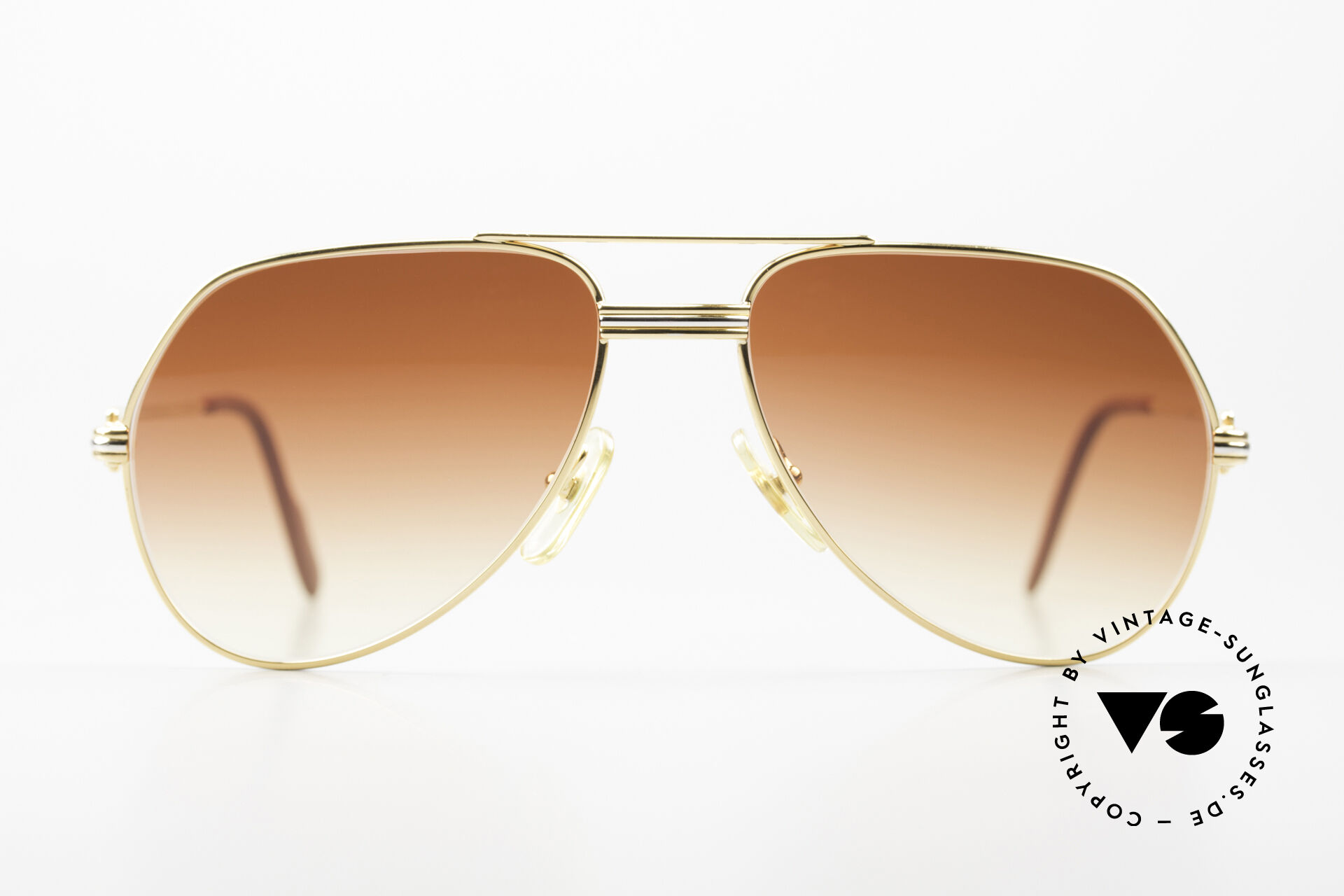 Authentic Cartier Aviator Vendome  LC - M SUNGLASSES Cartier Vendome Sunglasses In Vintage Sunglasses for sale | eBay main image 2