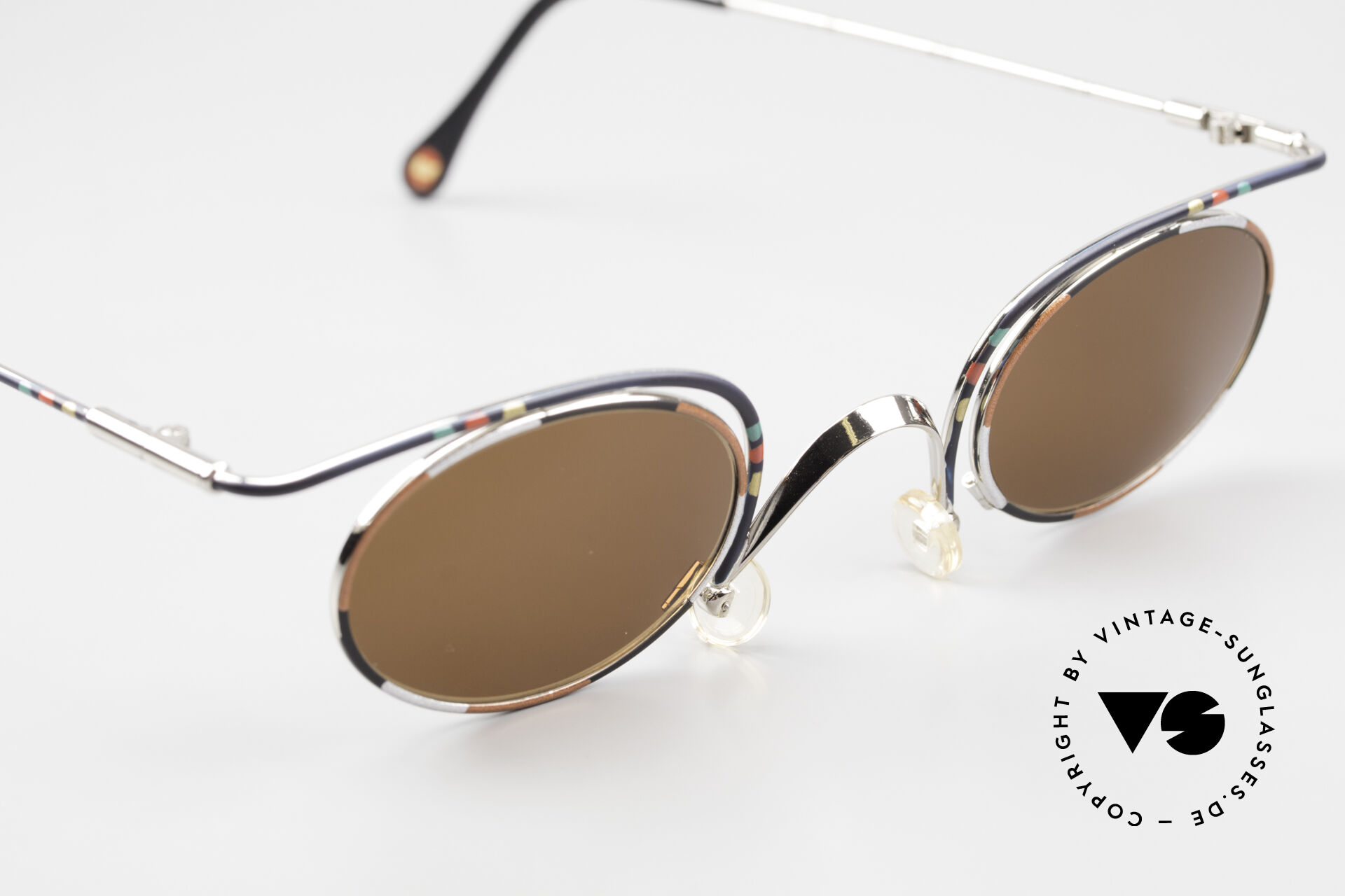 Sunglasses Casanova LC31 Crazy Oval 90's Sunglasses