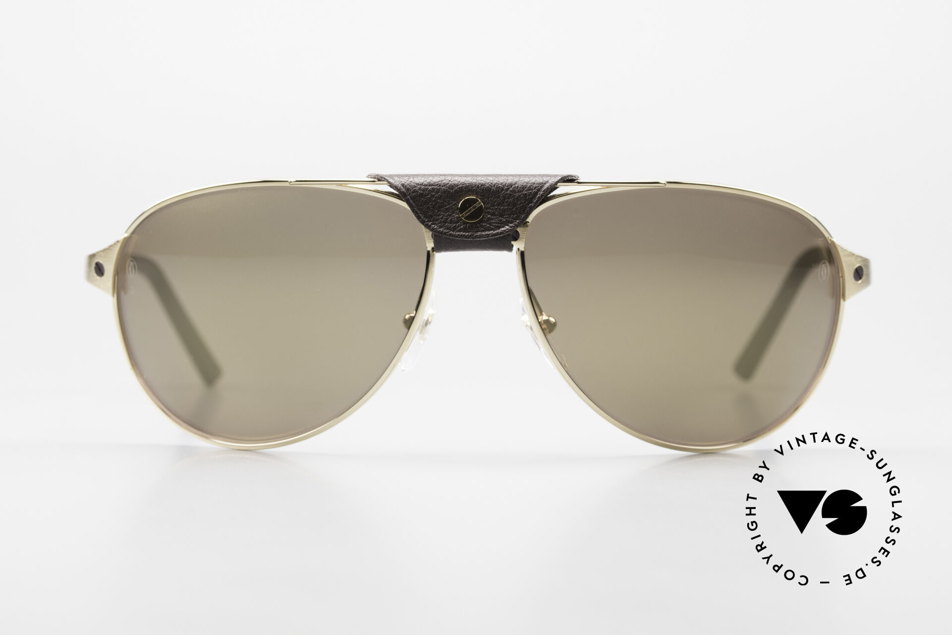 Sunglasses Cartier Blue in Metal - 41657181