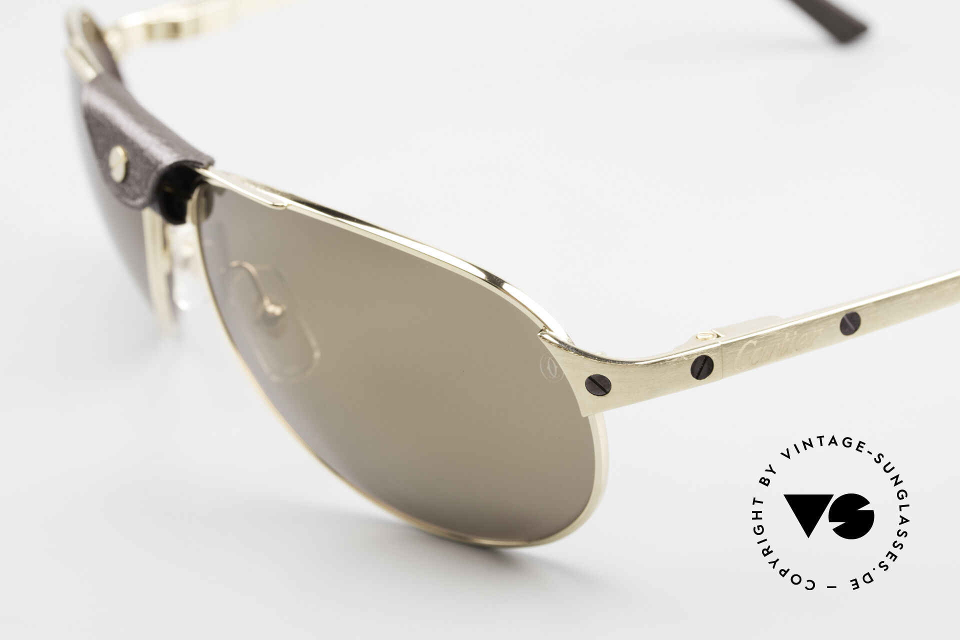 Sunglasses Cartier Santos Dumont Golden Eye Limited Edition