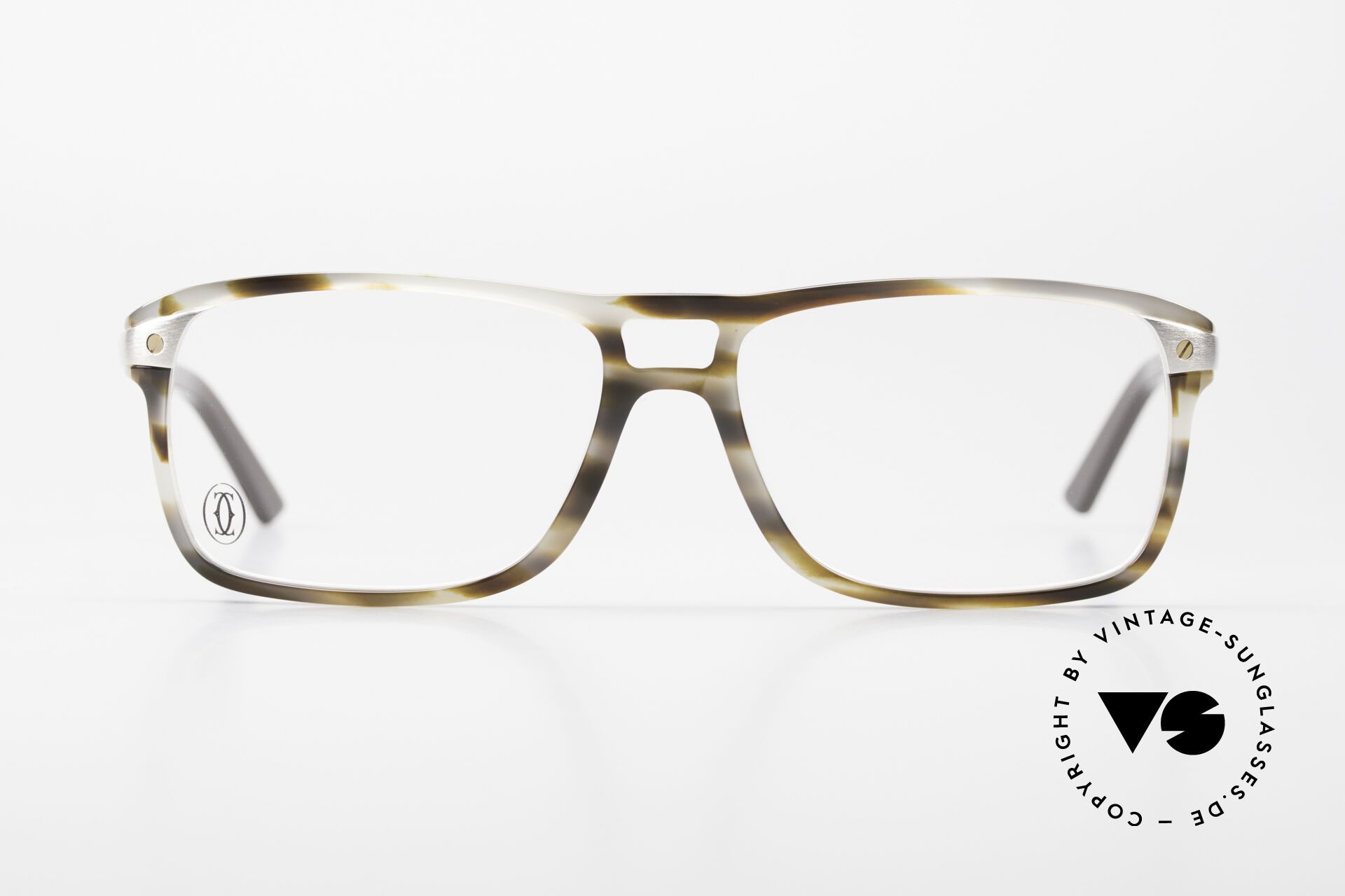 Glasses Cartier Eye Classics Men s Eyeglasses Platinum