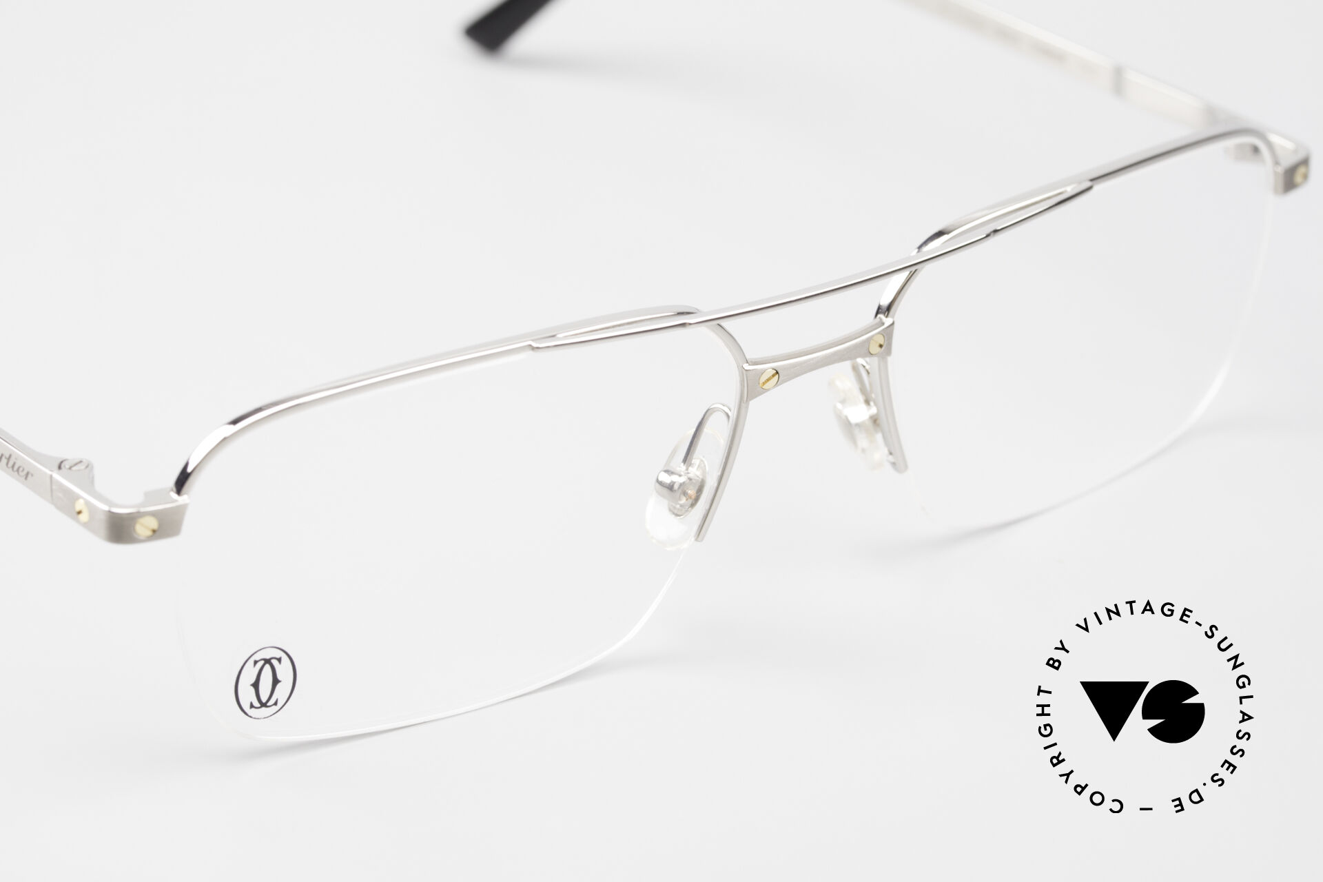 Cartier rectangular frame glasses on sale