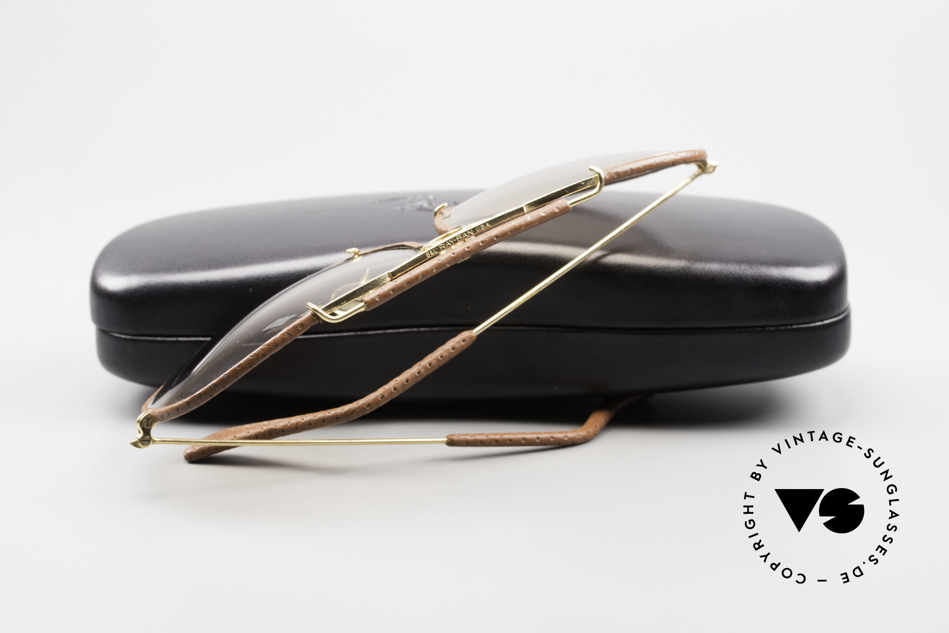 Sunglasses Ray Ban Shooter Leathers Changeable B&L Sun Lenses