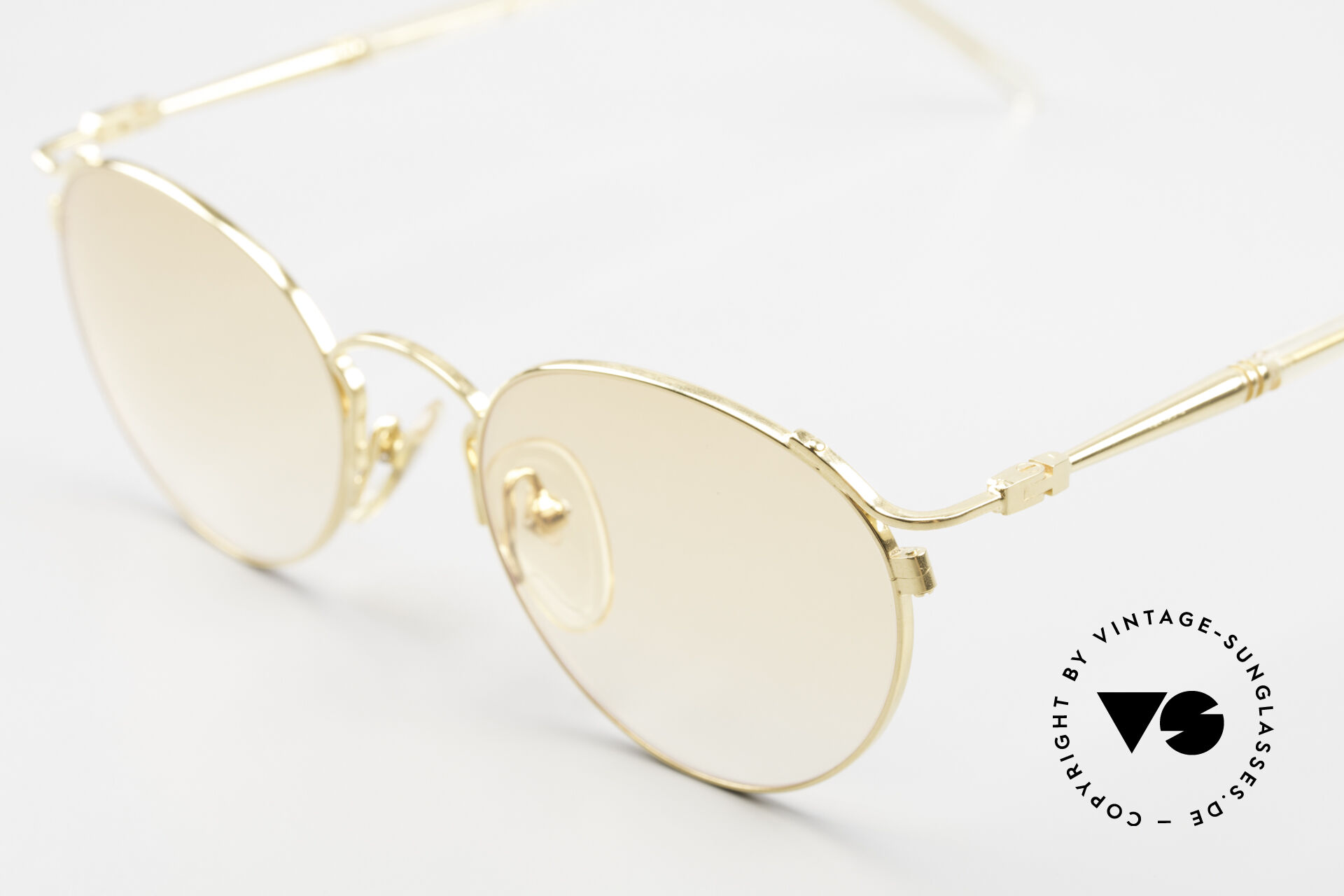 Jean Paul Gaultier 57-2271 22ct Gold-Plated Frame 90's