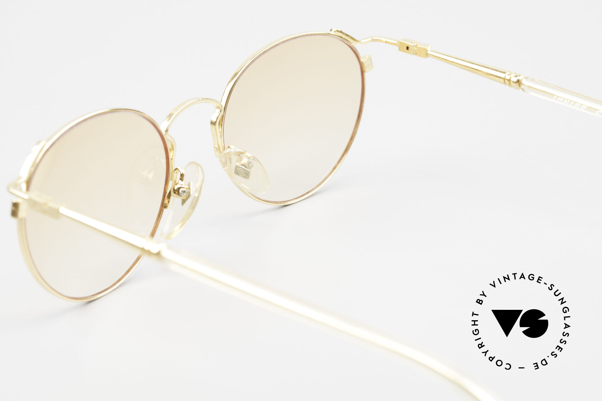 Sunglasses Jean Paul Gaultier 57-2271 22ct Gold-Plated Frame 90's