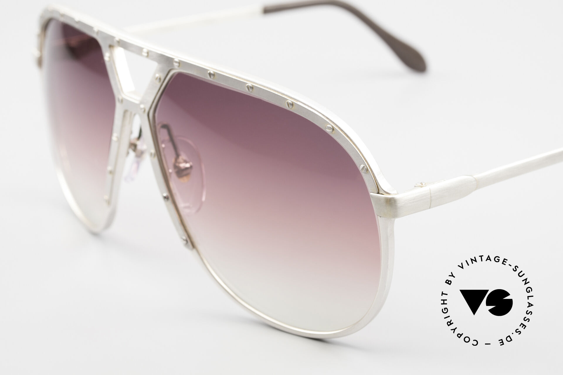 Sunglasses Alpina M1 Rare Antique Silver Frame