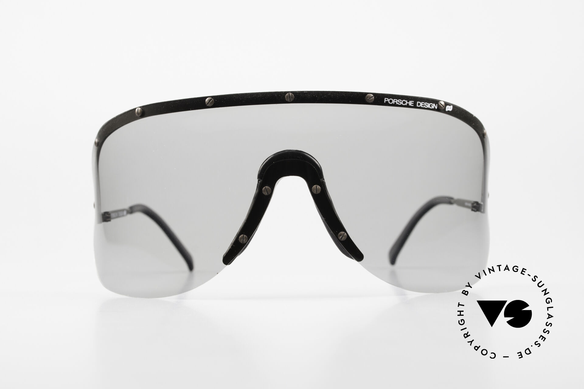 Sunglasses Porsche 5620 80 s Yoko Ono Shades Black