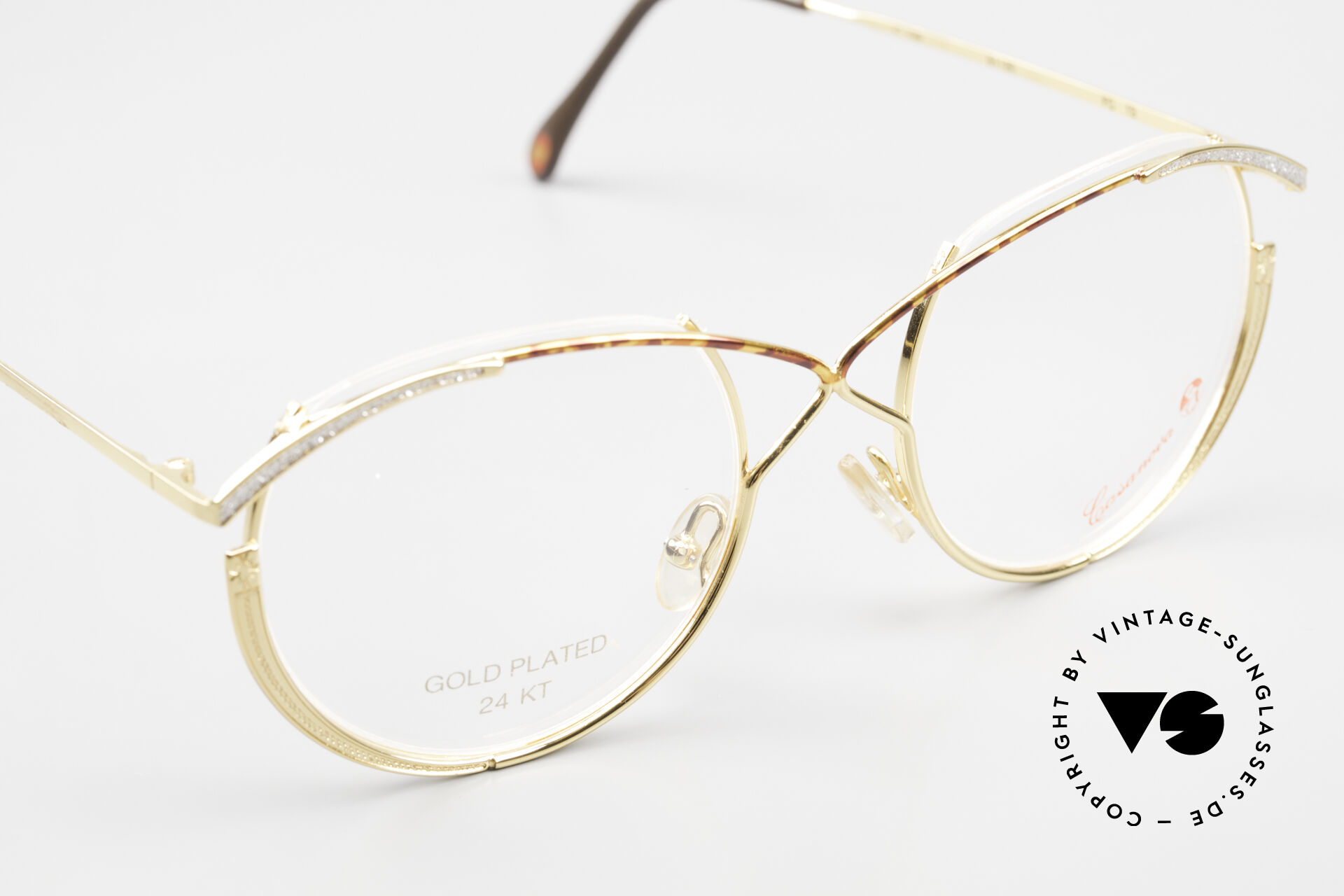 国産品 FC13 Casanova Glasses 24kt Frame Plated Gold 小物