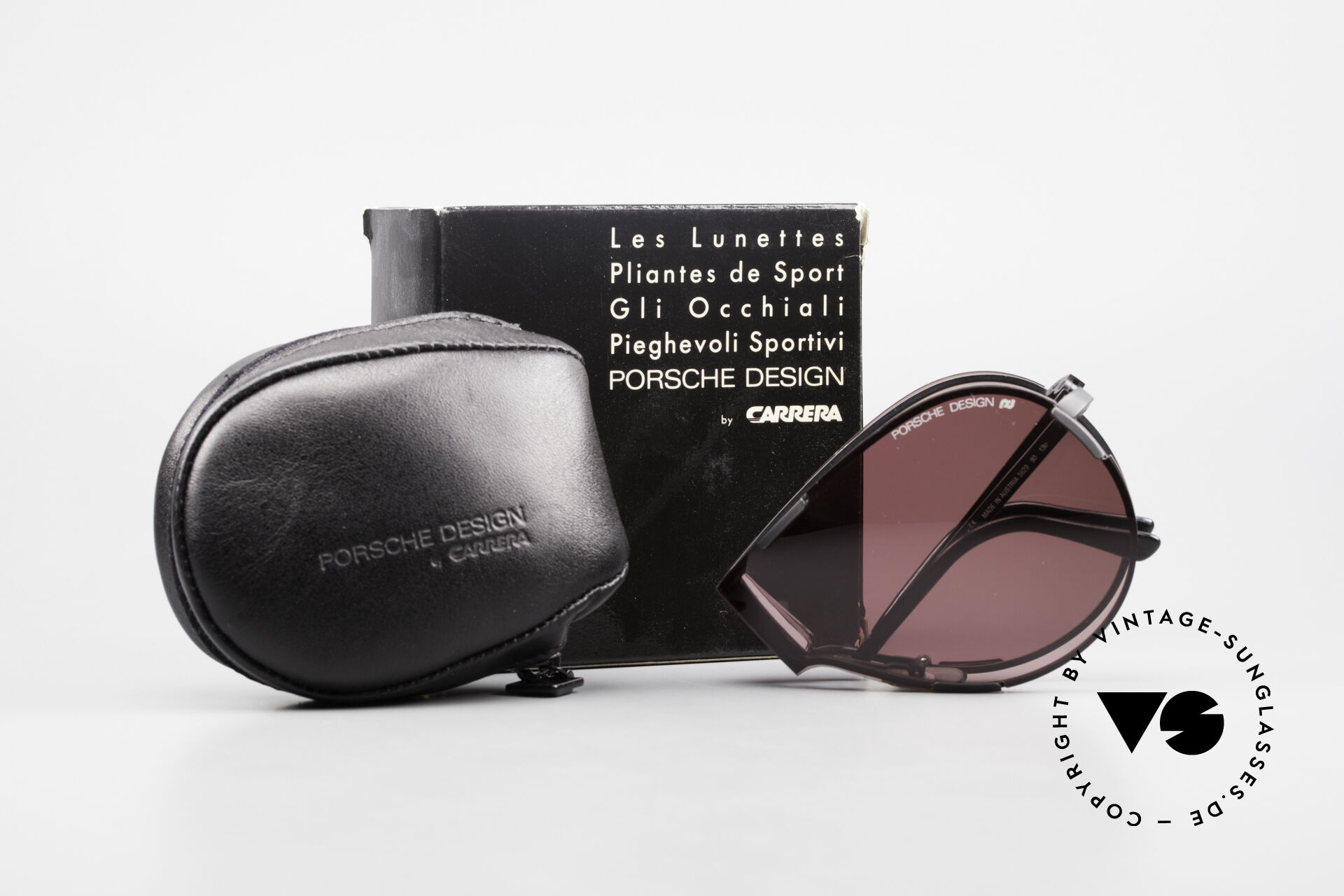 Sunglasses Porsche 5629 Folding Men's Sunglasses 80's