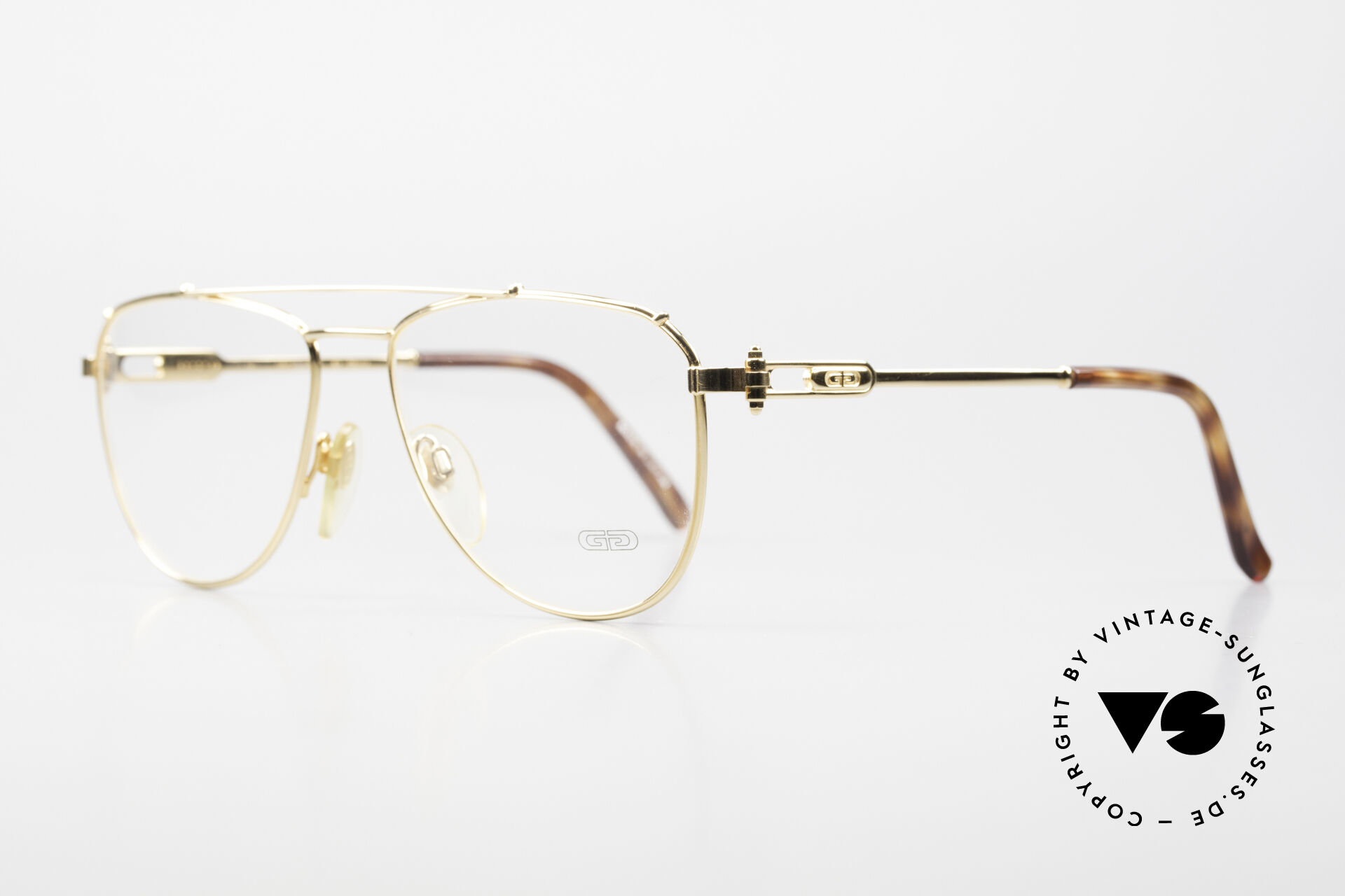Glasses Gerald Genta Gold & Gold 03 Gold Plated Aviator Frame