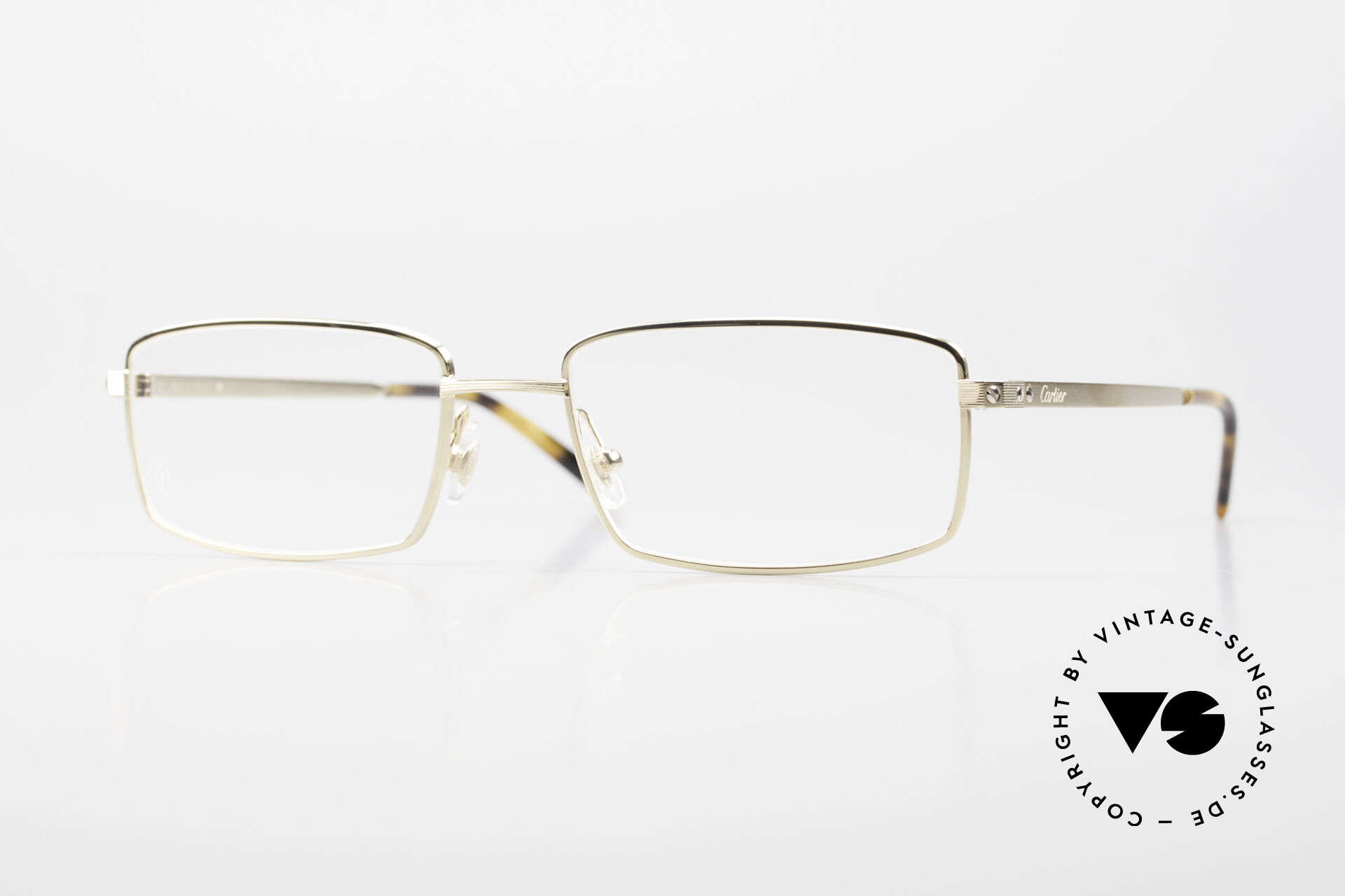 Glasses Cartier Santos De Eye00122 Luxury Metal Frame For Men