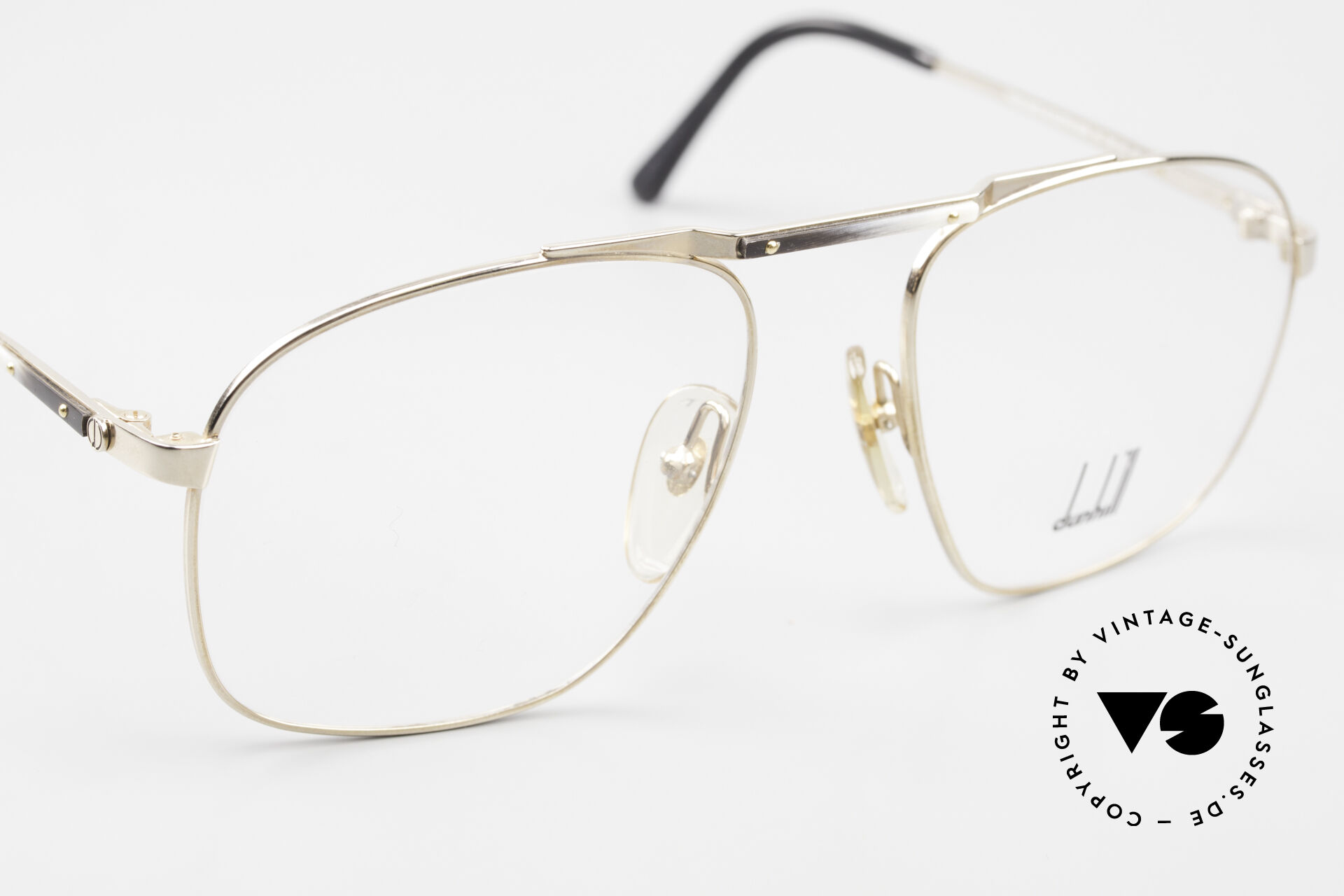 Dunhill 6046 80's Frame Horn Appliqué