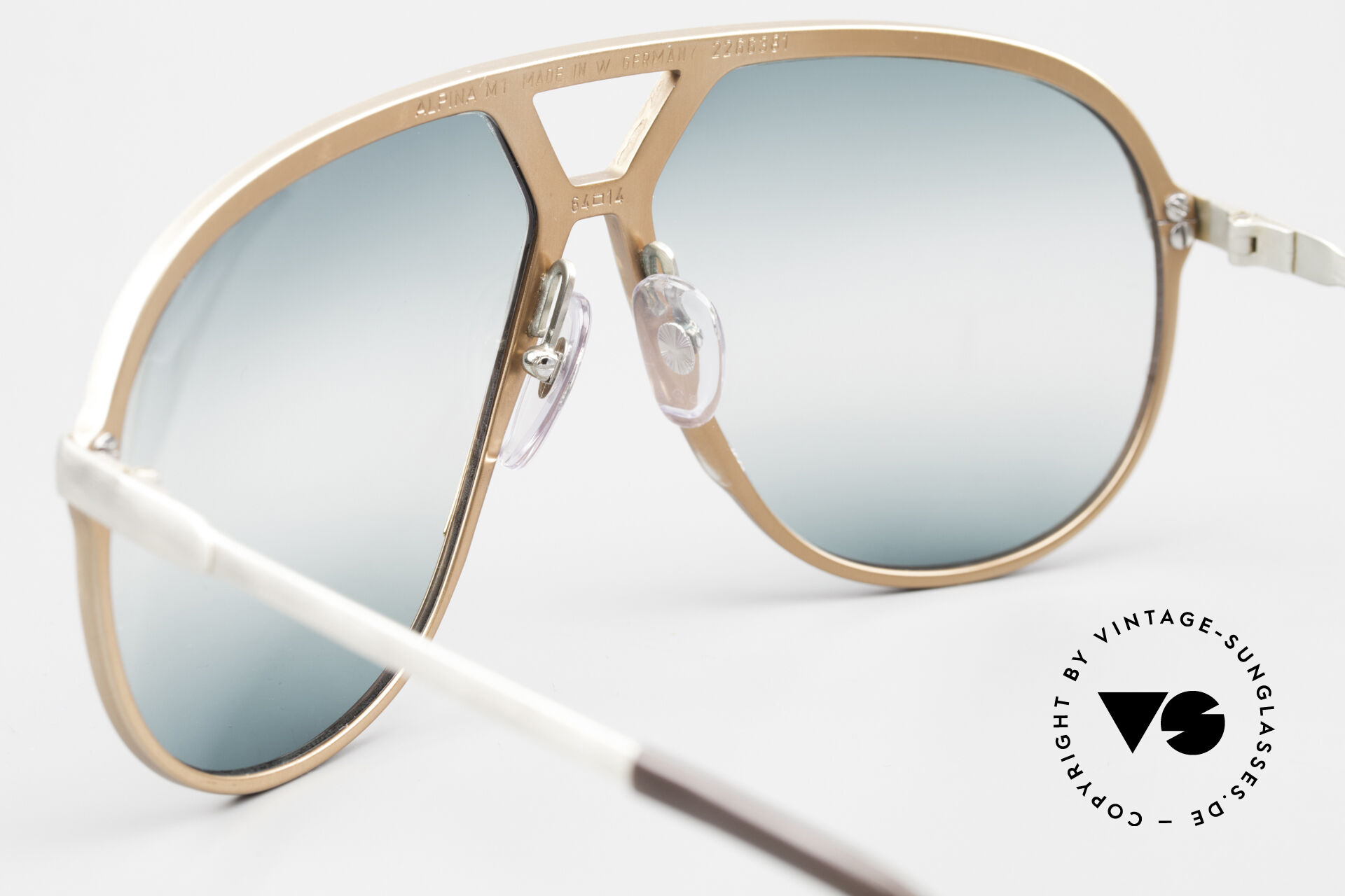 Original Vintage gradient sunglasses Brown Gradient Clear Original Vintage Sunglasses for sale | eBay main image 4
