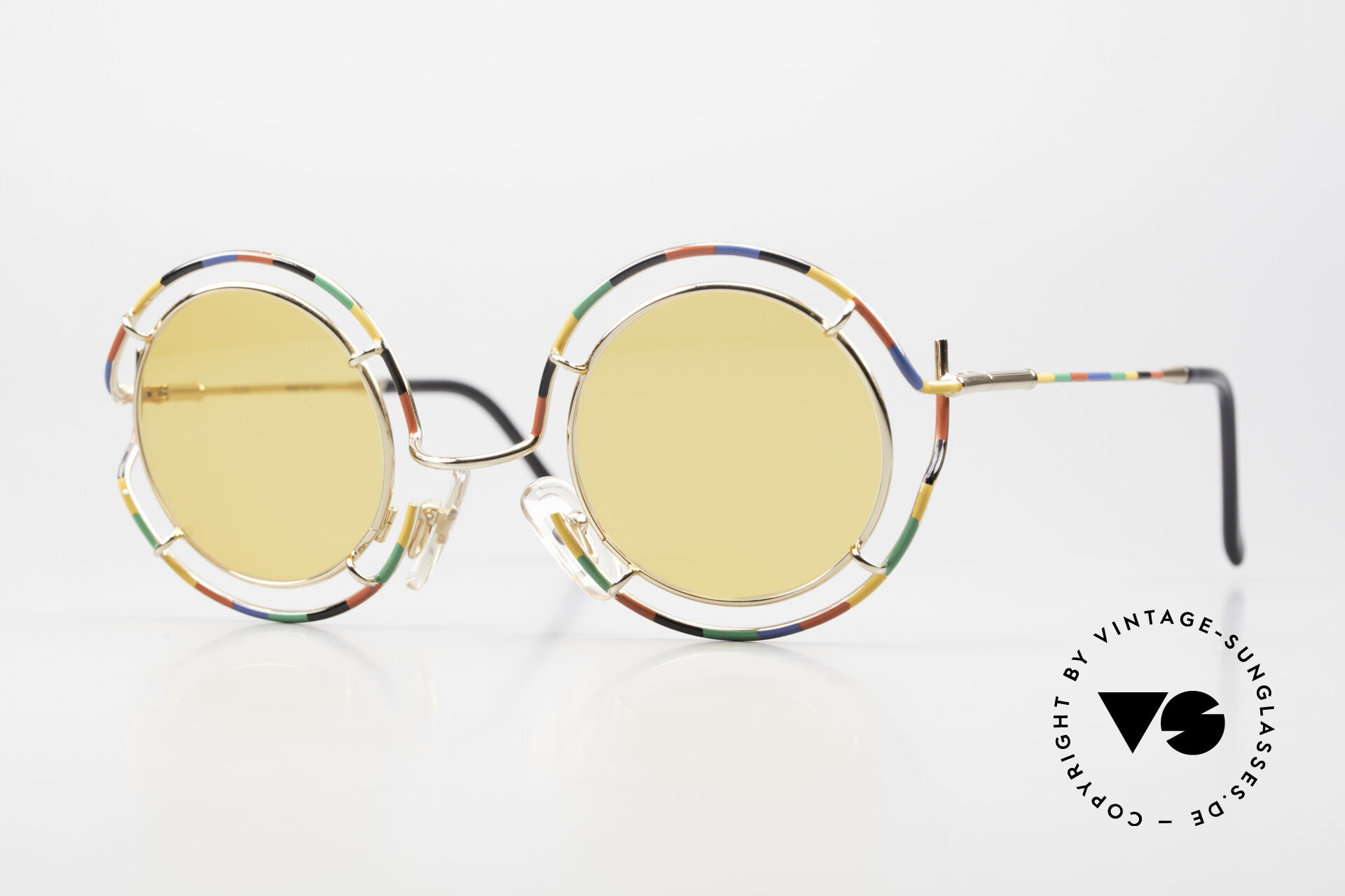 サングラス CASINO ROUND SUNGLASSES Sunglasses Ray-Ban Round Metal Gold G-15 RB3447 9196/31 53
