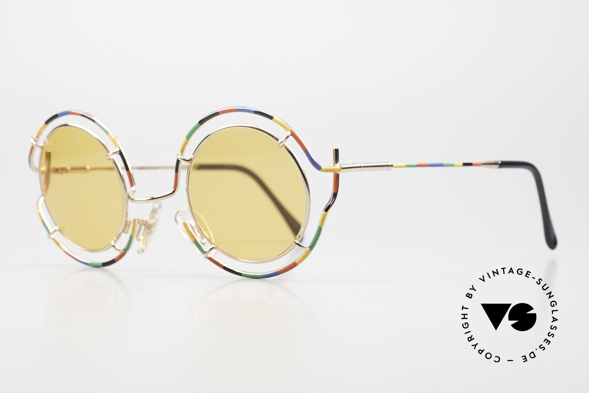 Taxi ST7 by Casanova Round Art Sunglasses 80s