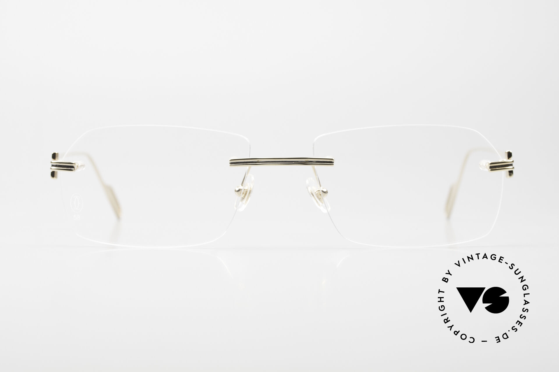 Cartier rimless men's eyeglasses 2025