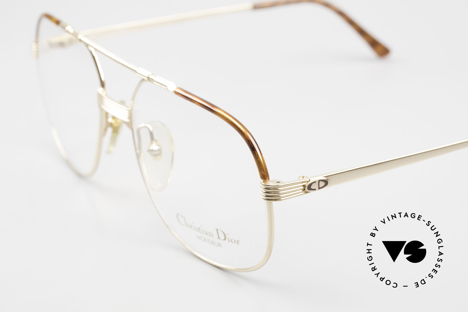Glasses Christian Dior 2487 80's Gold-Plated Monsieur Series Glasses Christian Dior 2487 80's Gold-Plated Monsieur Series
