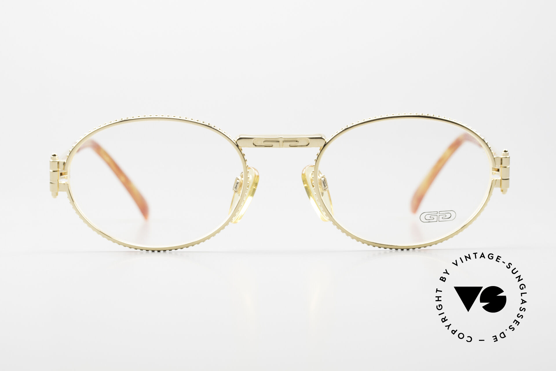 Glasses Gerald Genta Gefica 07 24kt Gold-Plated Unisex