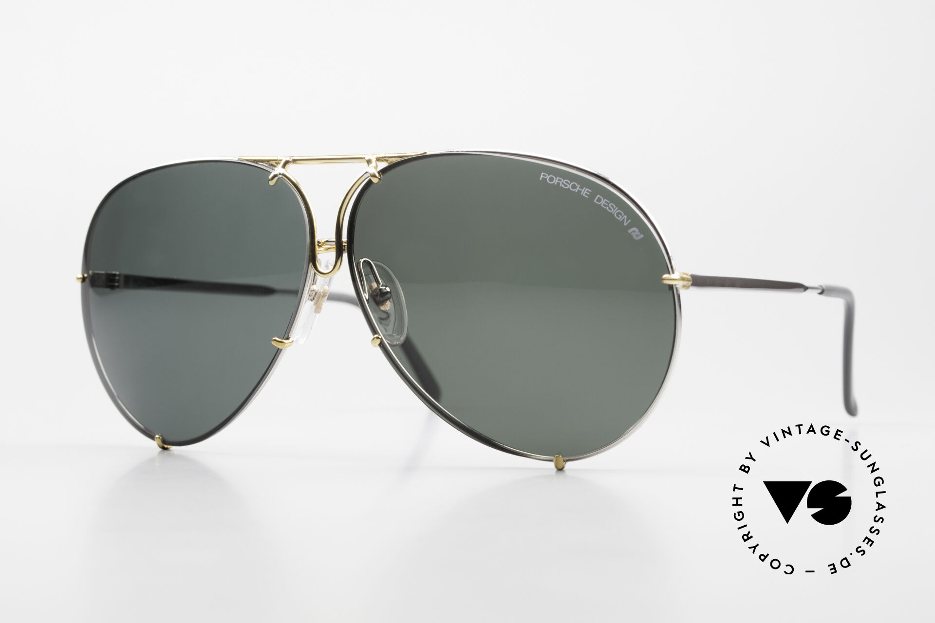 美品　PORSCHEDESIGN CARRERA　サングラス　5621　ブラウン Carrera Porsche Design 5621 40 Sunglasses