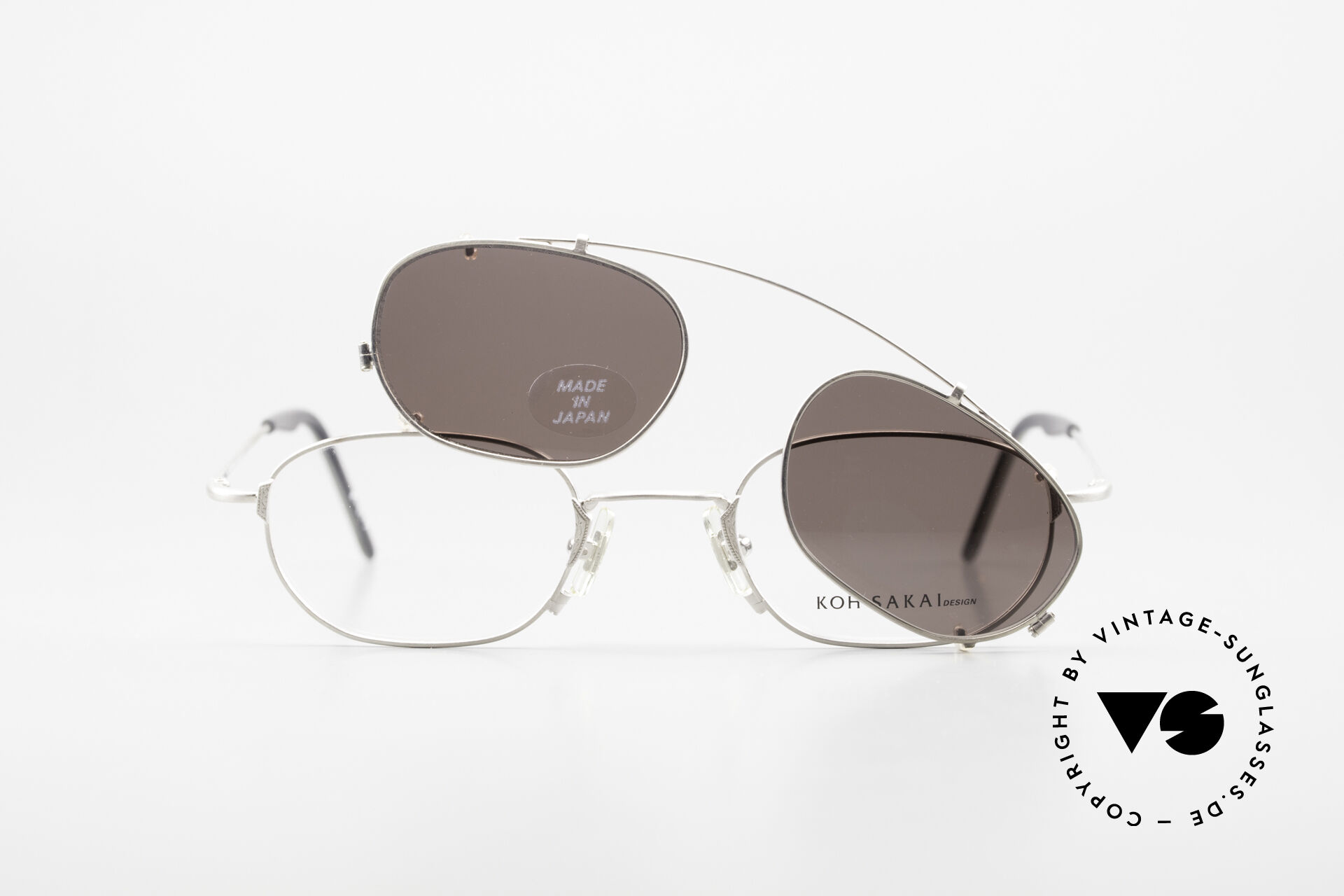 moca　kiso ゴールドクラウン Sunglasses Koh Sakai KS9832 Vintage Glasses With Clip On