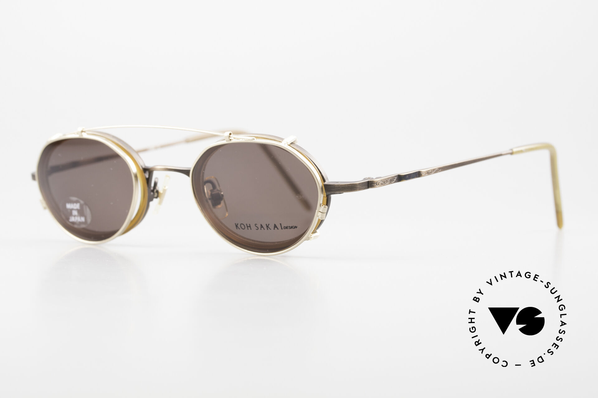 日本未入荷 Sunglasses Koh Oval Japan in Made Frame 90's KS9831 Sakai 小物