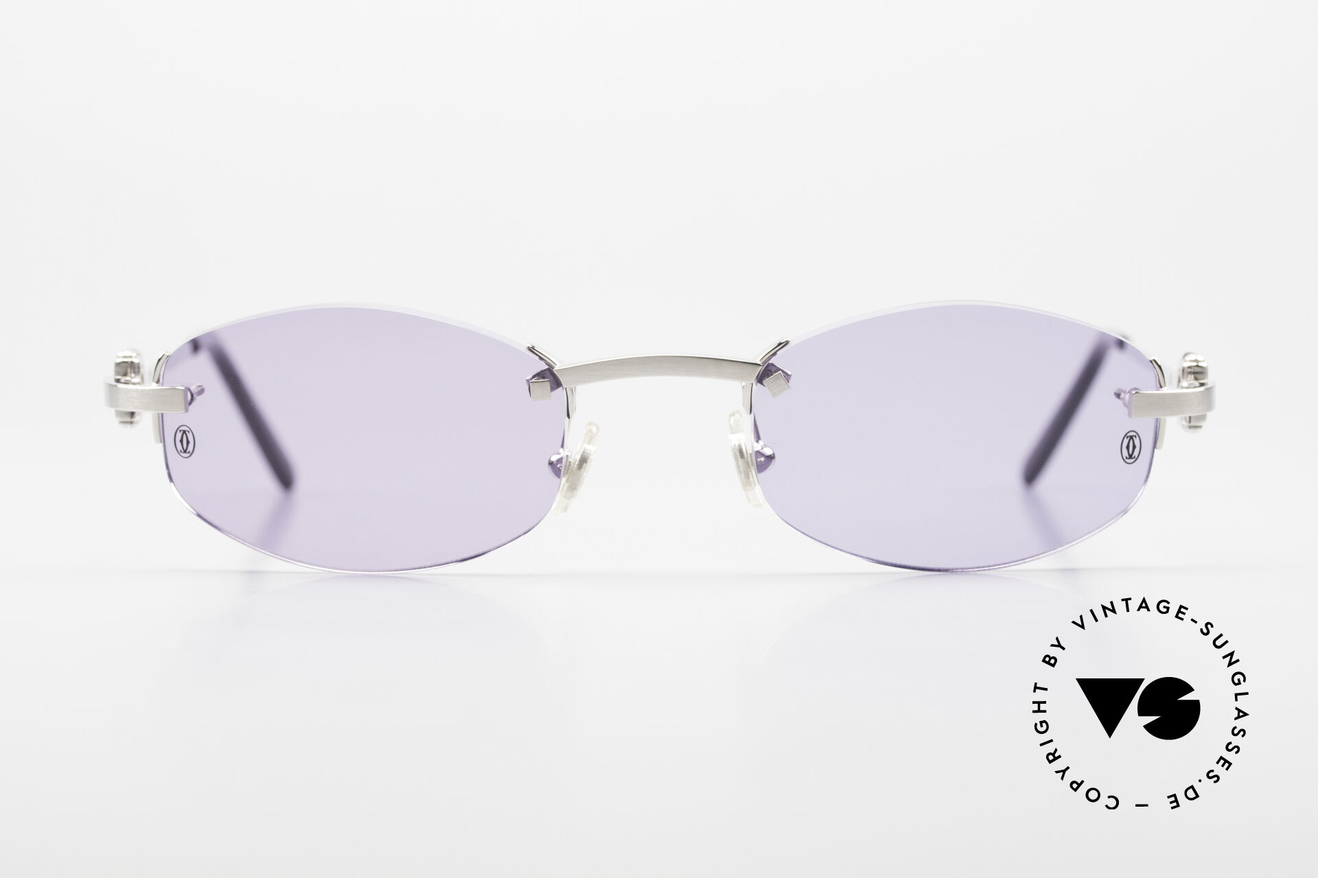 C decor 2025 rimless sunglasses cartier
