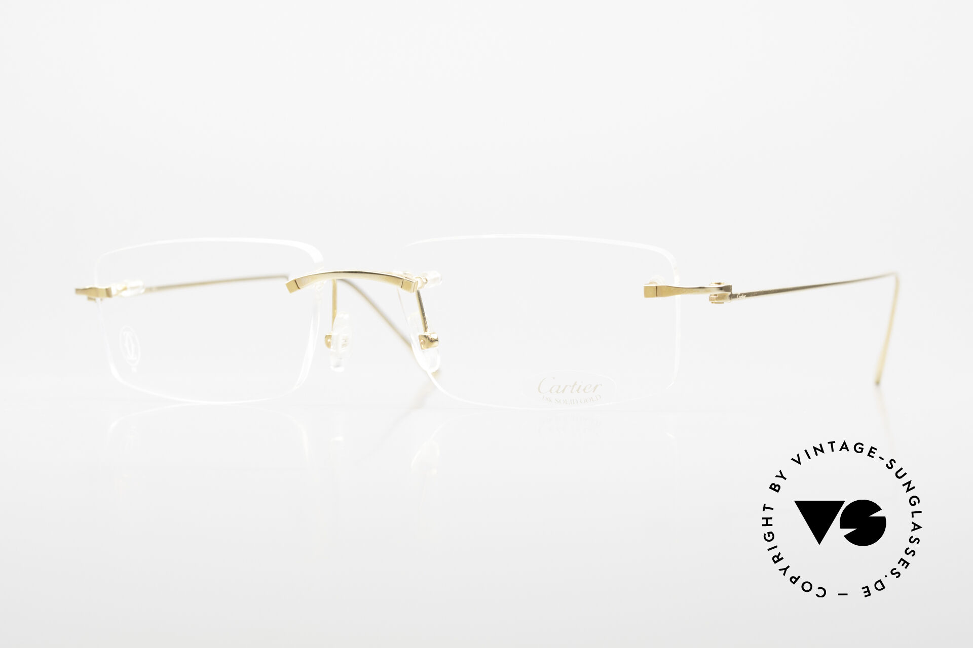 Cartier Precious Metal 18ct Solid Gold Eyeglasses