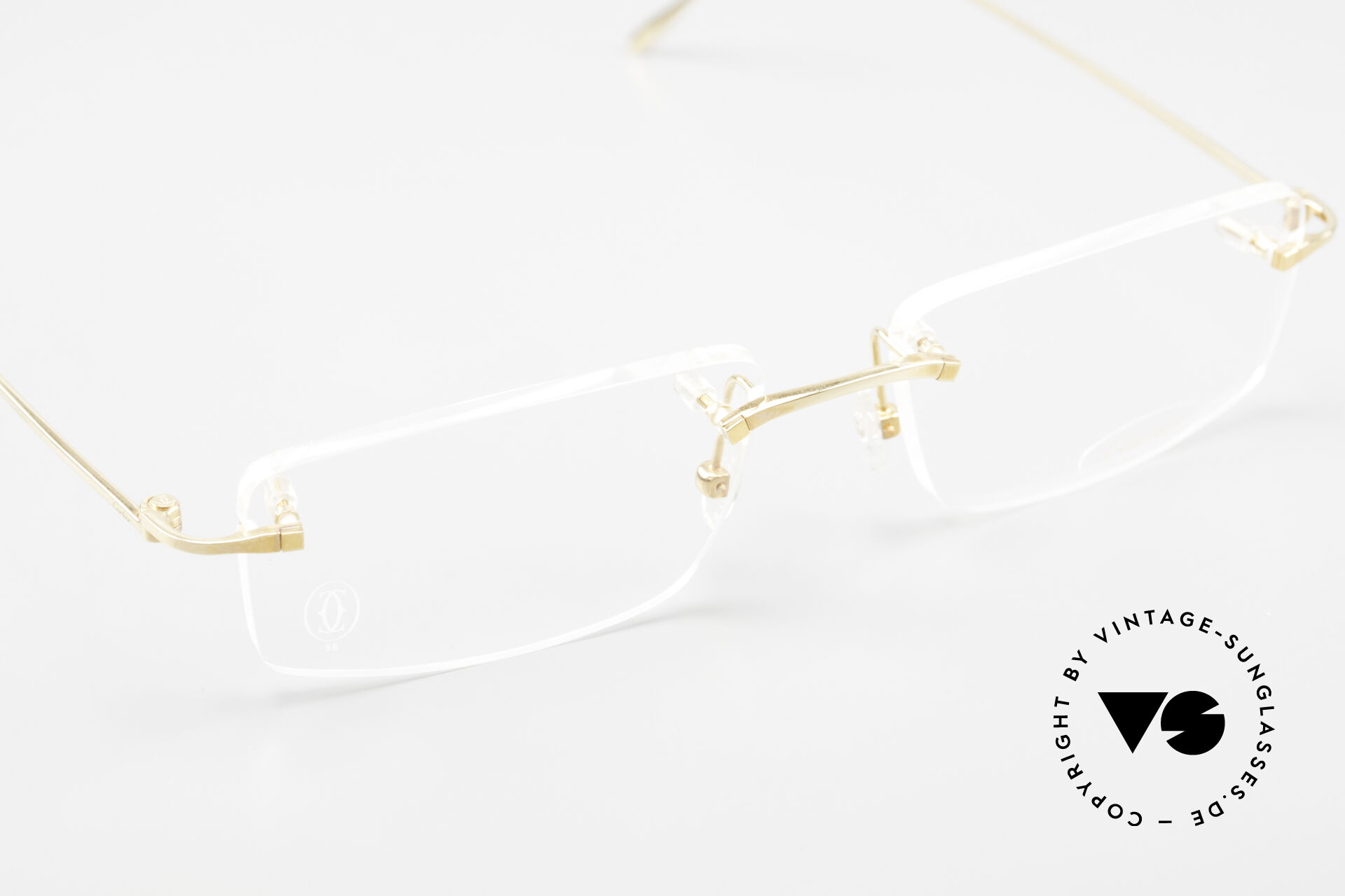 Glasses Cartier Precious Metal 18ct Solid Gold Eyeglasses